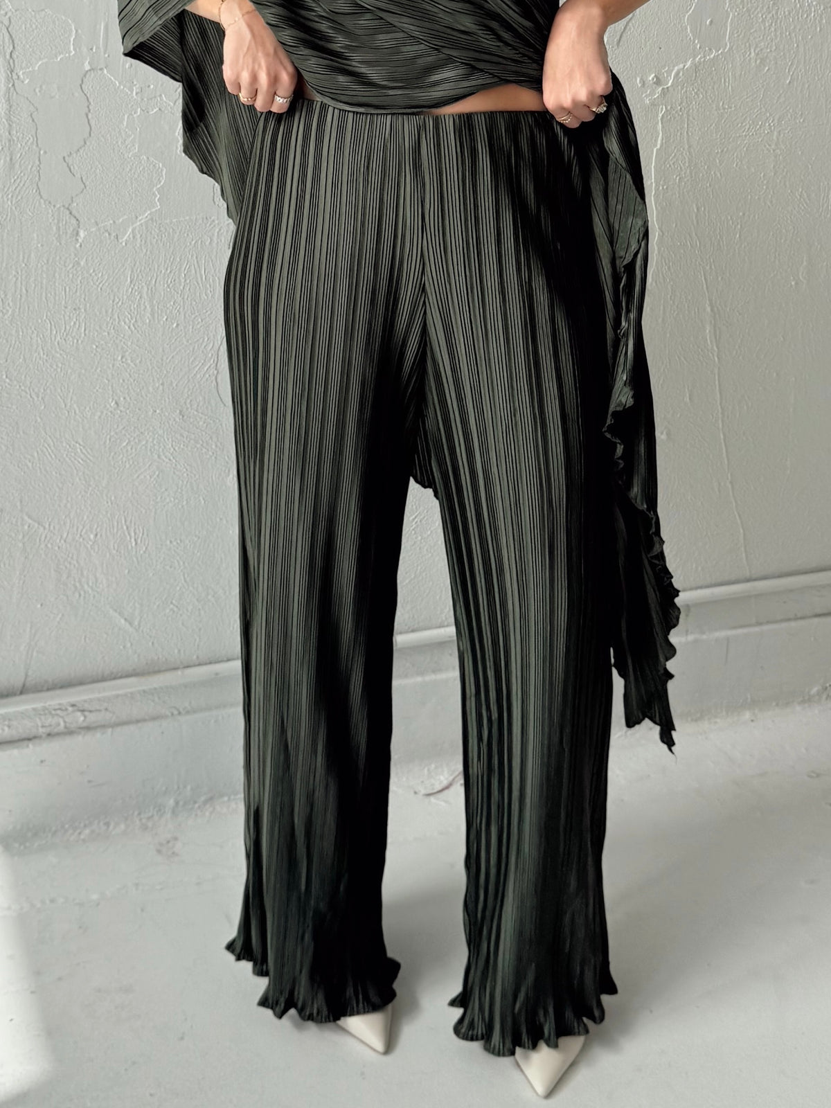 Iris Pleated Two Piece Set