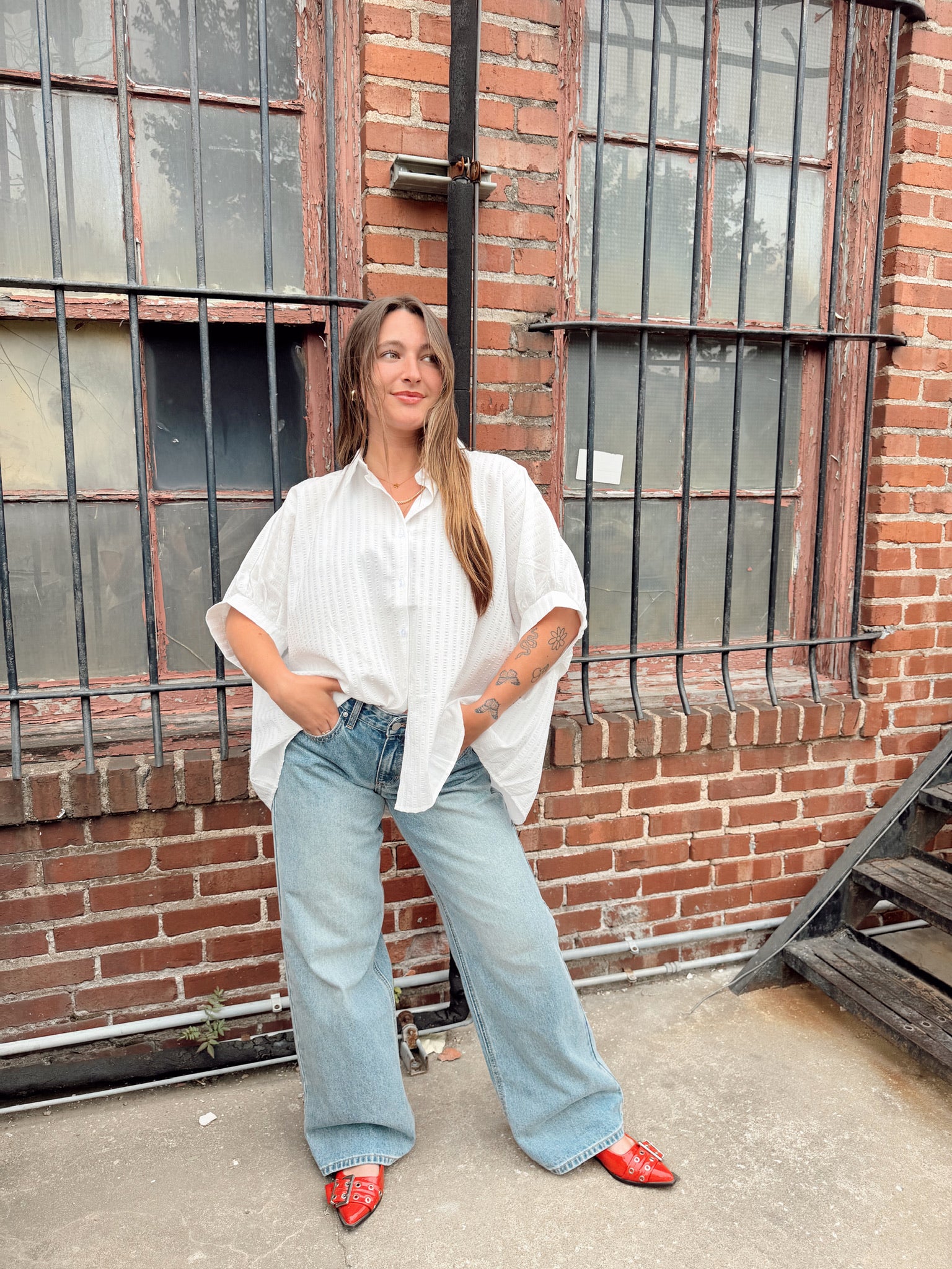 White Button Up