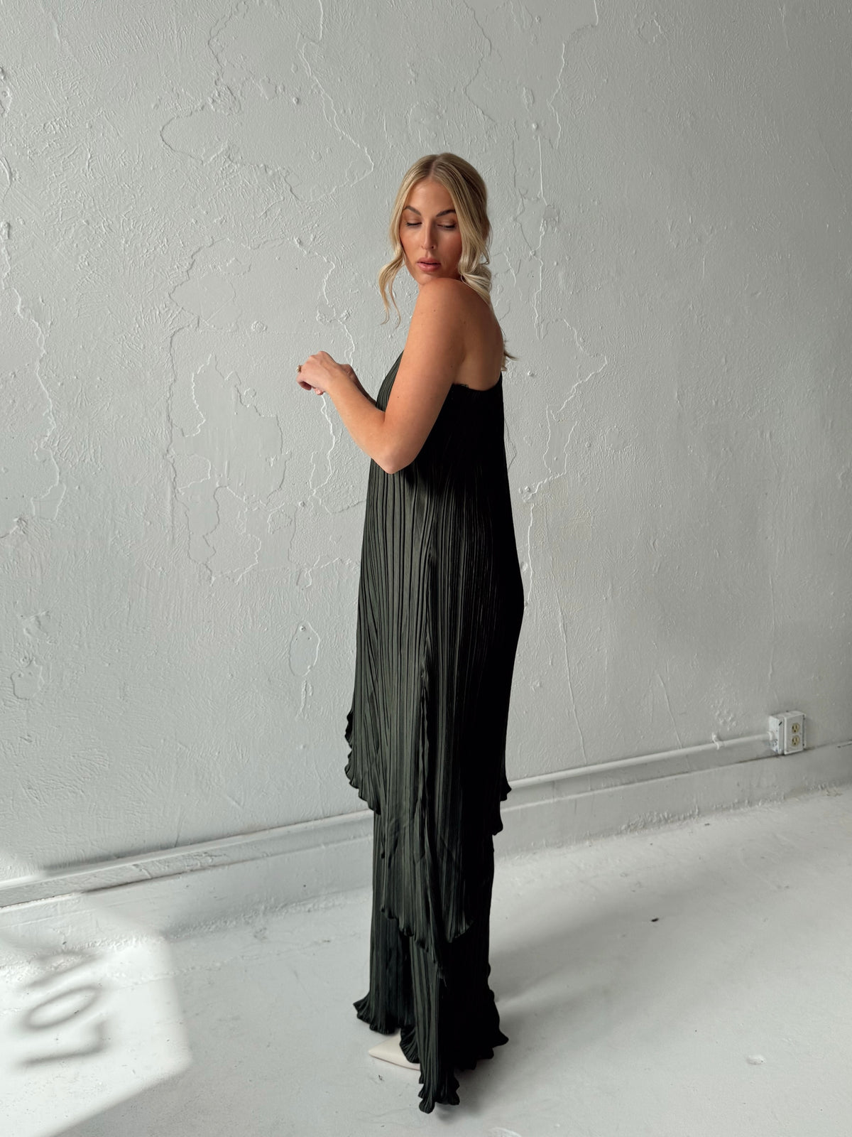 Iris Pleated Two Piece Set