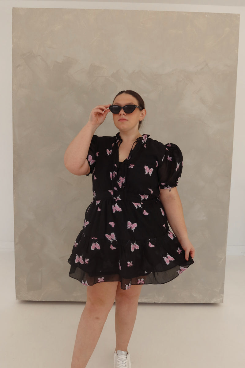 Buddylove Clementine Elastic Waist Mini Dress - Pandora