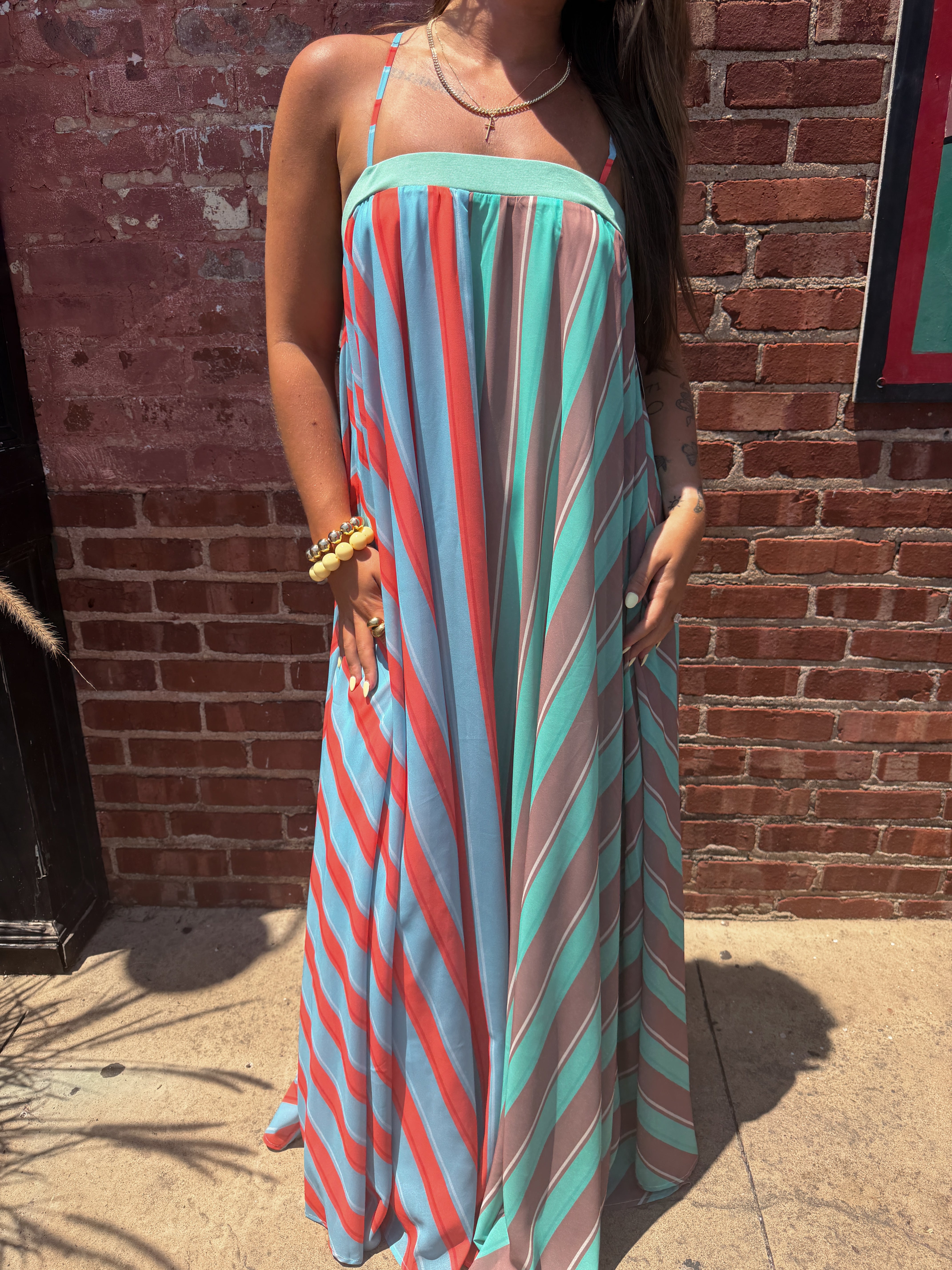 Pre-Order Sarah Striped Maxi (restock eta 8/10)