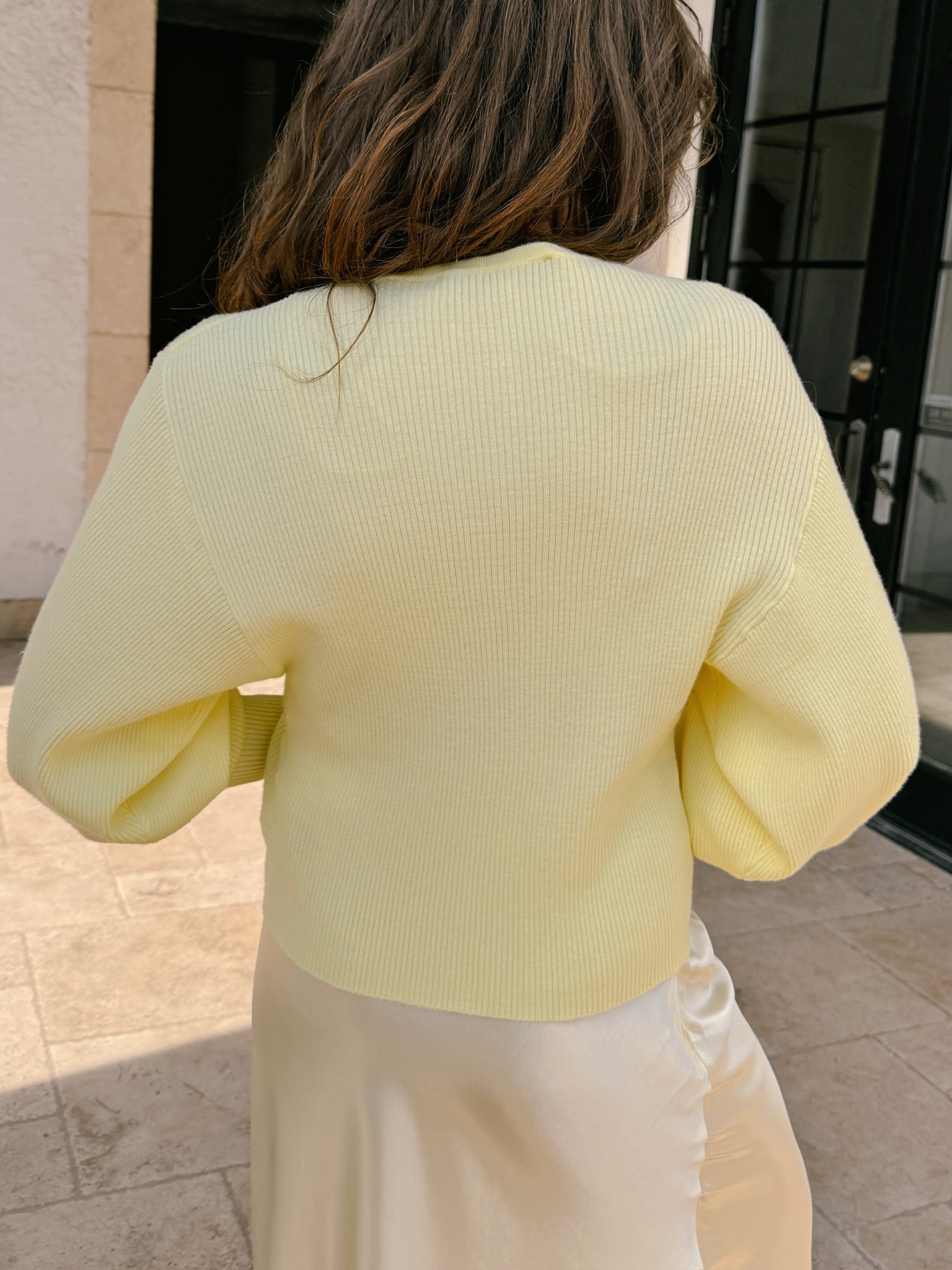 JiJi Chenoa Cardigan - Butter Yellow