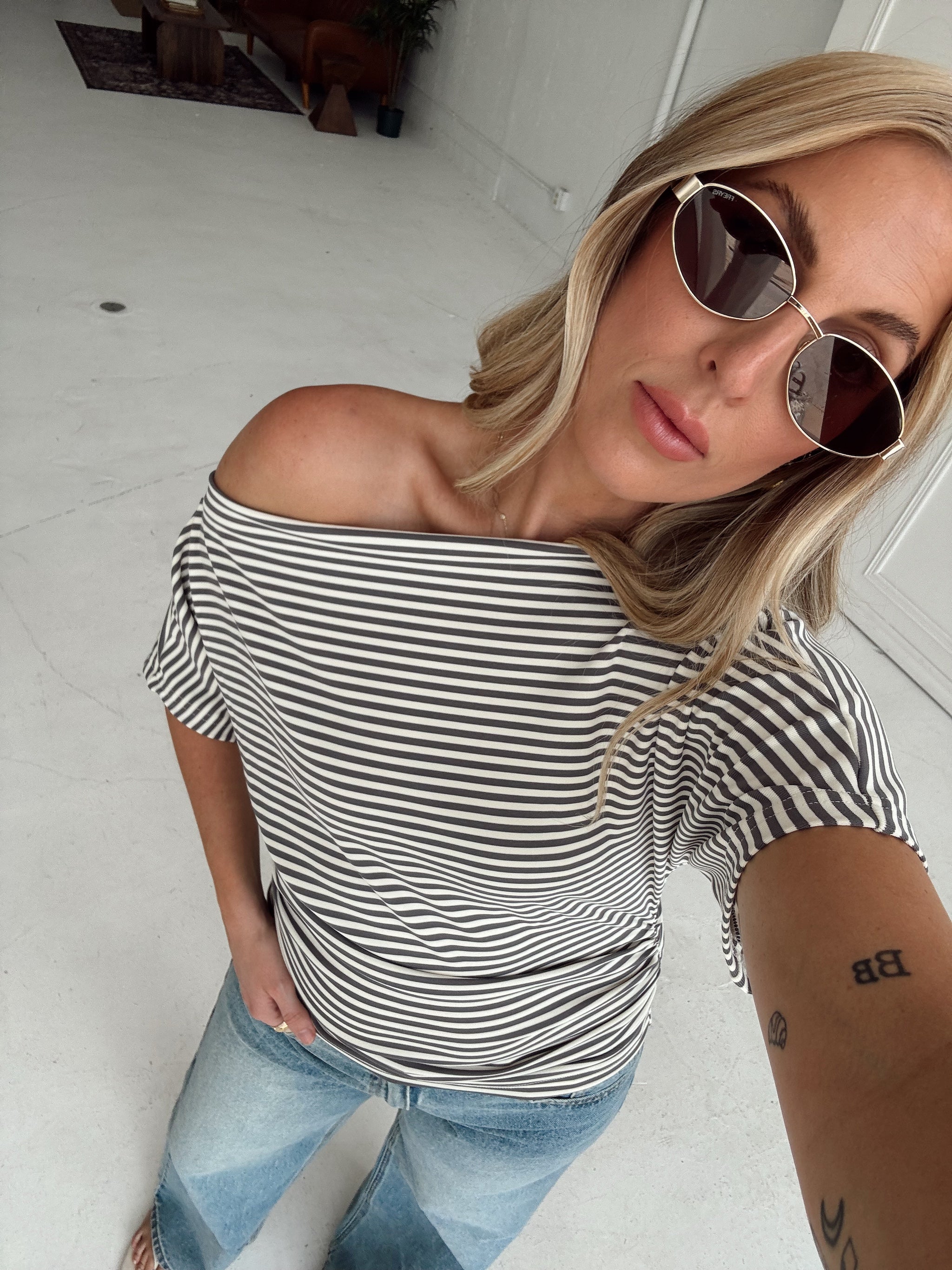 Grayson Stripe Top