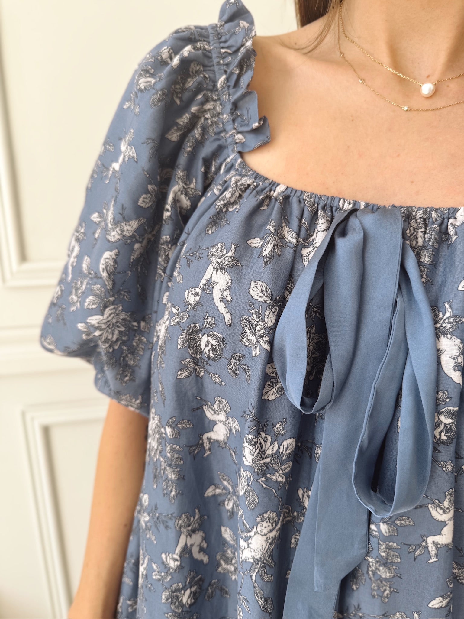 Cherub Toile Mini Dress