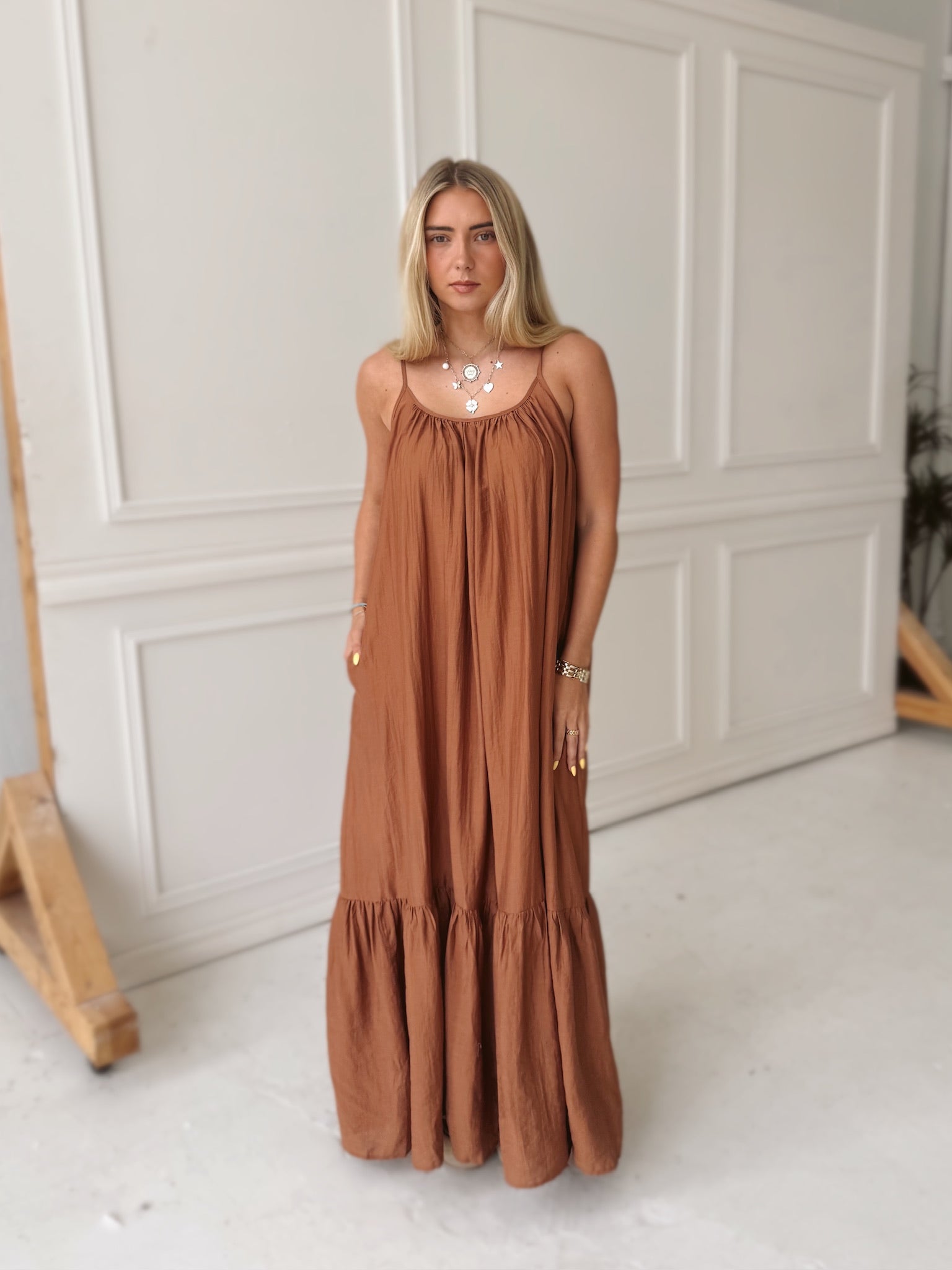 Brown Maxi Dress