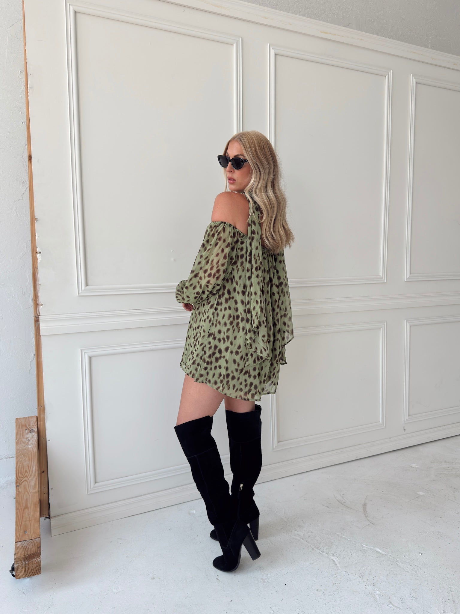 Night Out Animal Print Romper