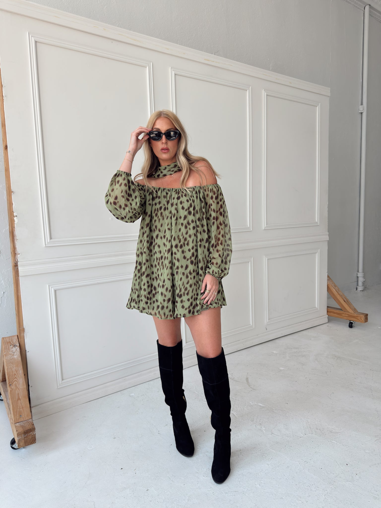 Night Out Animal Print Romper