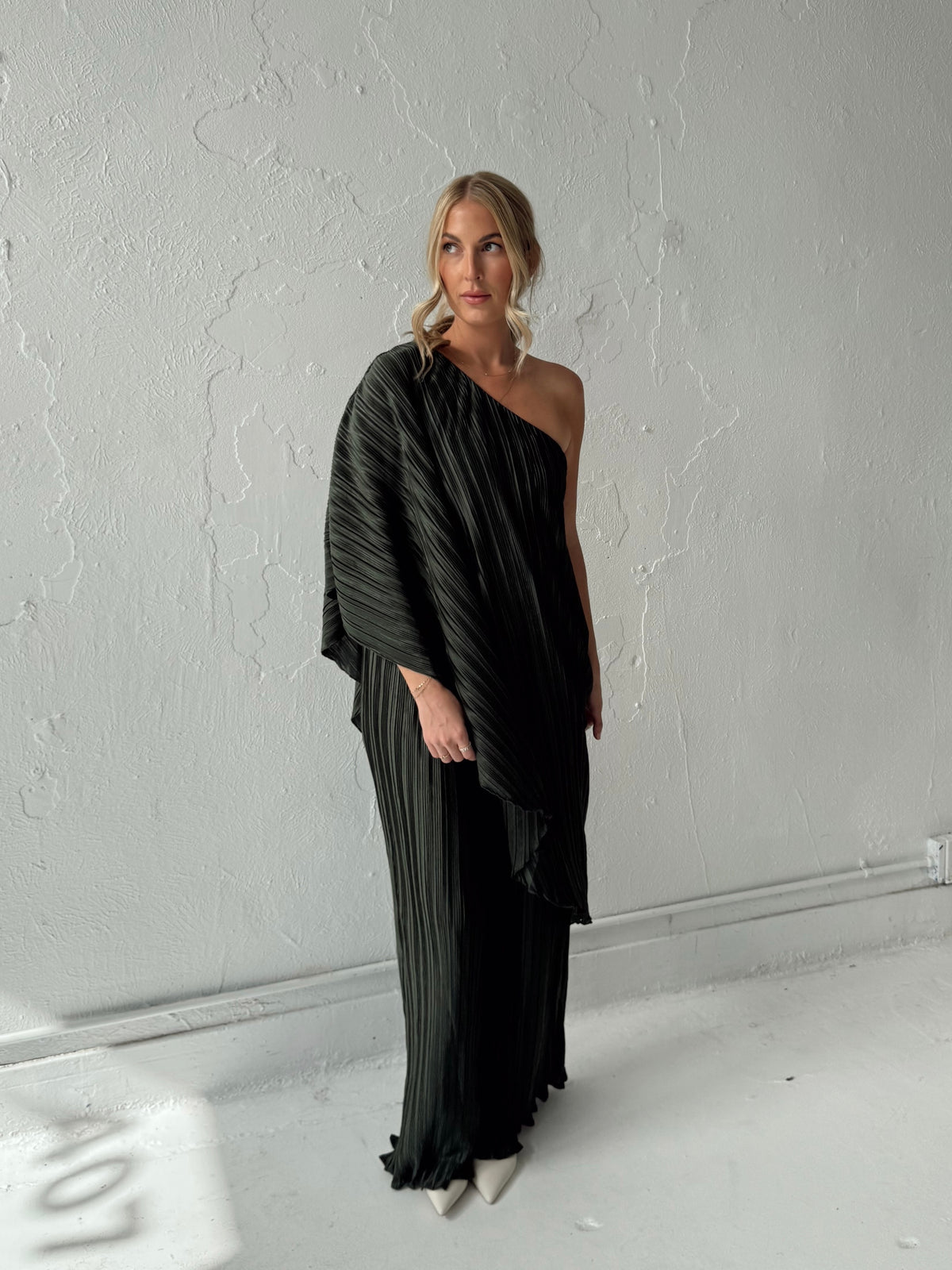 Iris Pleated Two Piece Set