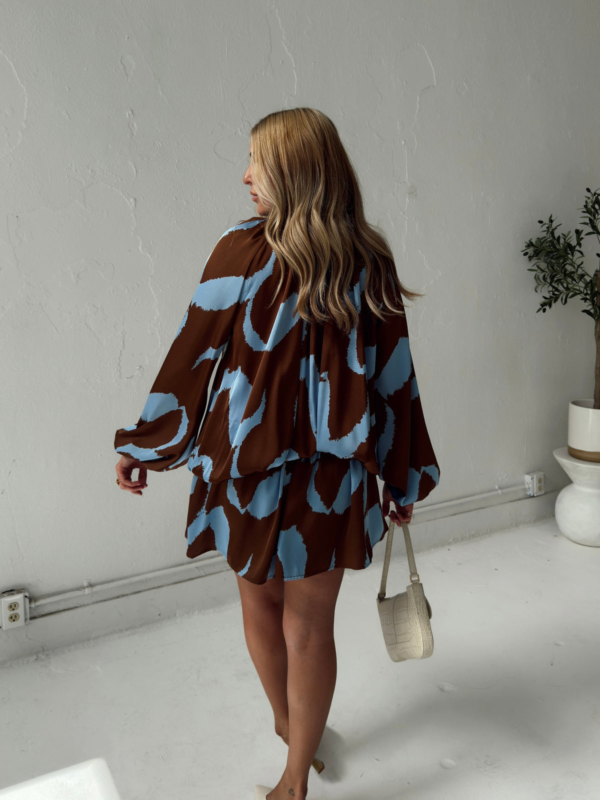 Ella Twist Neck Playsuit Dress