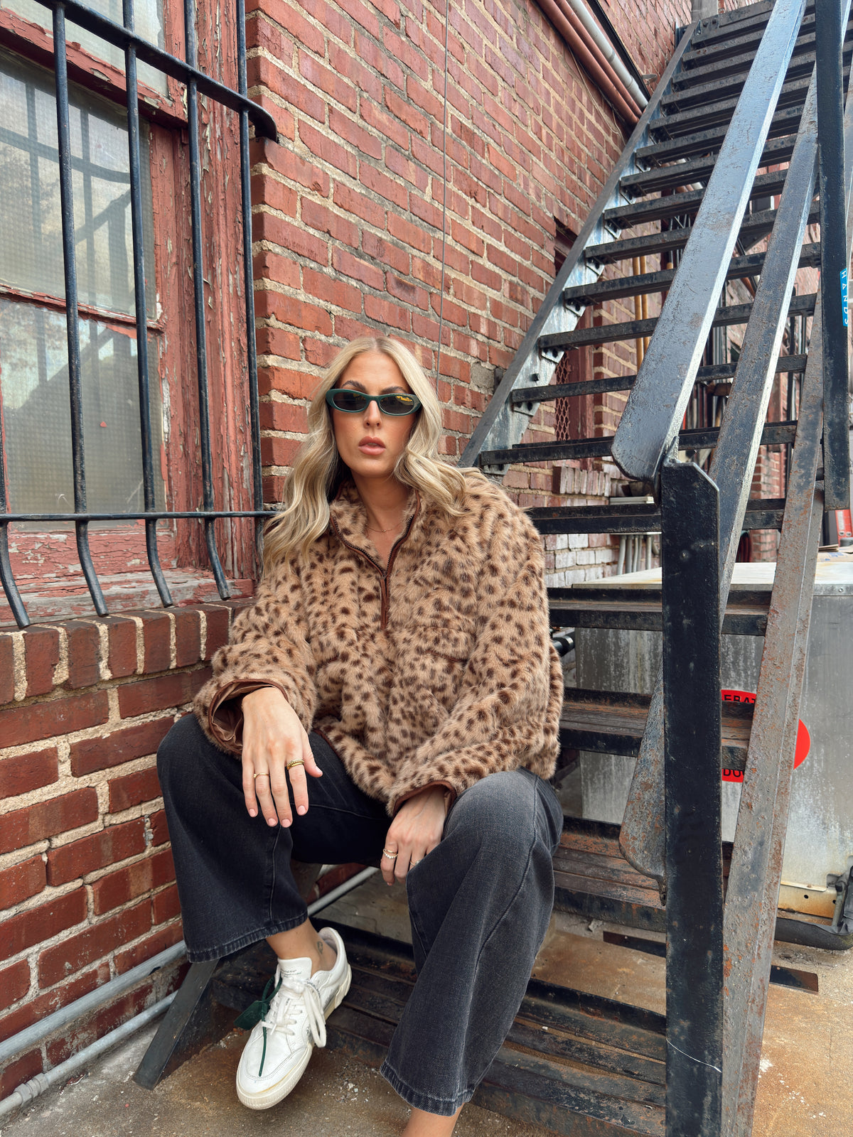 Kaia Leopard Fleece