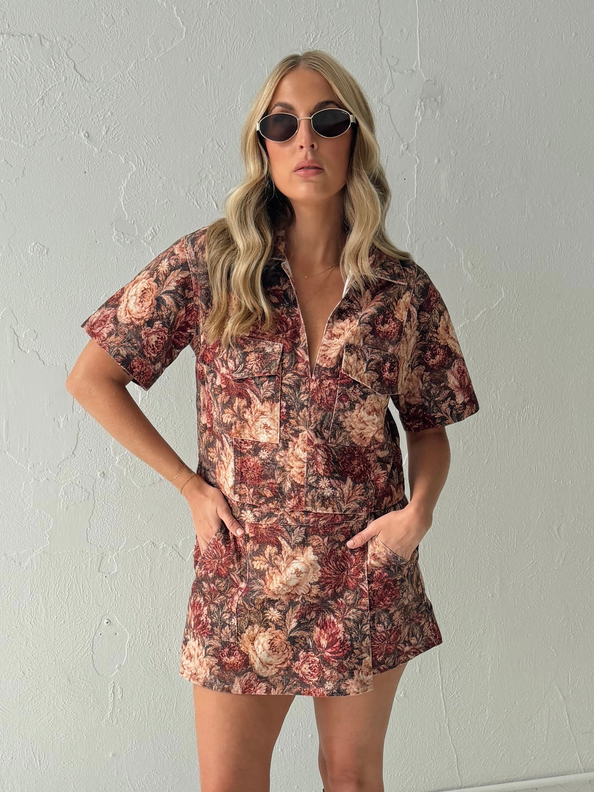 Tove Floral Utility Top