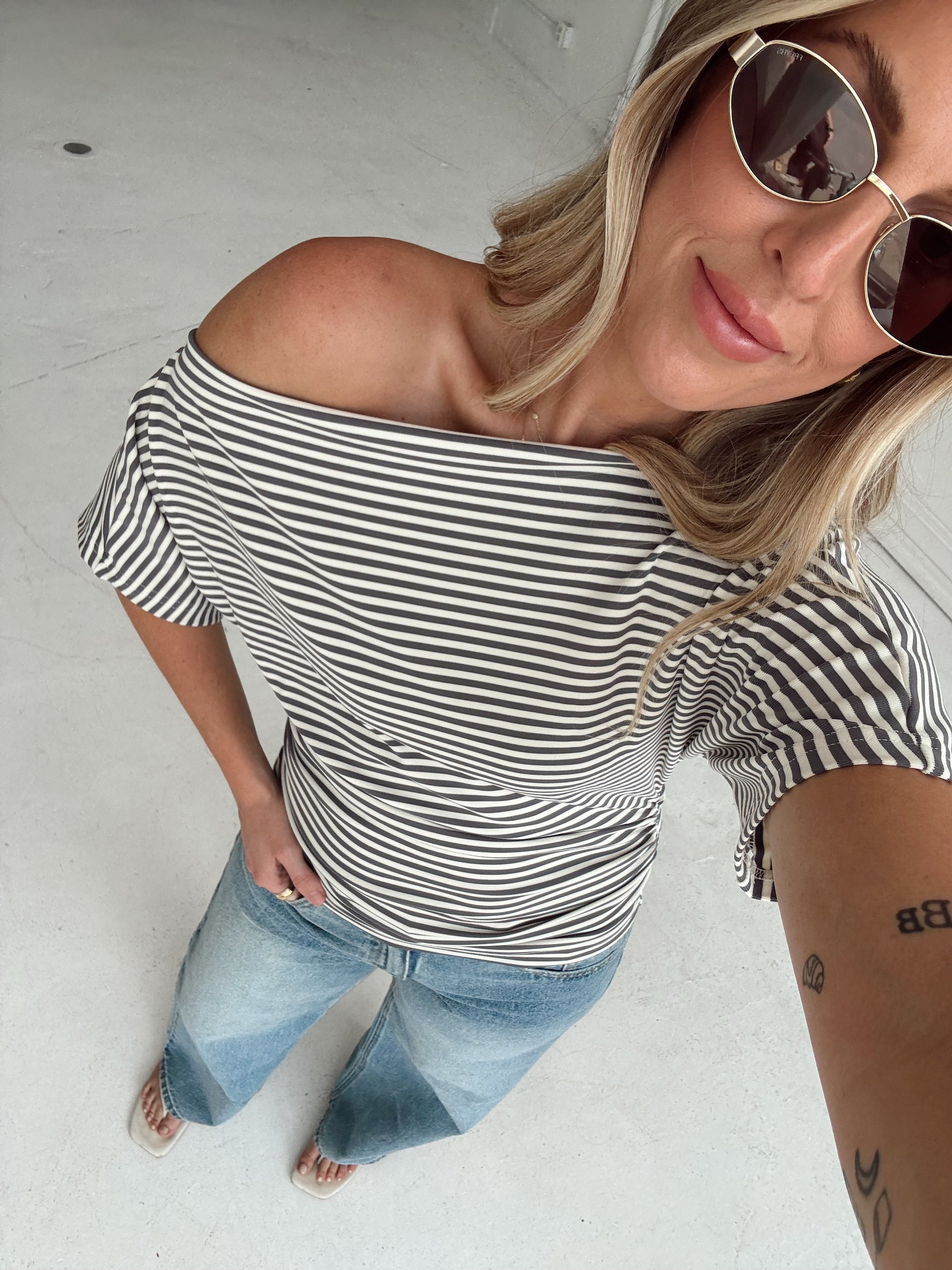 Grayson Stripe Top