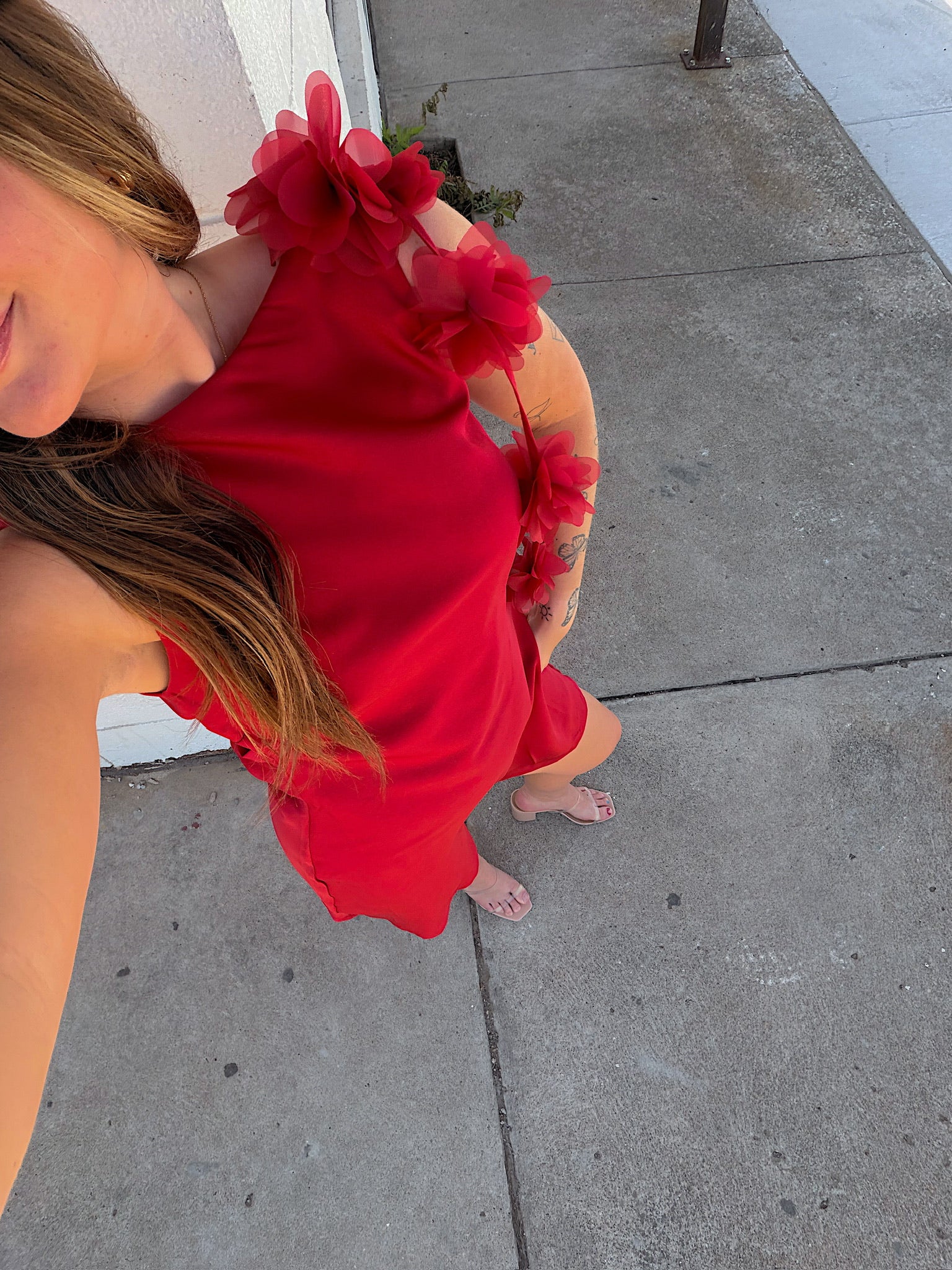It Girl Satin Mini Dress
