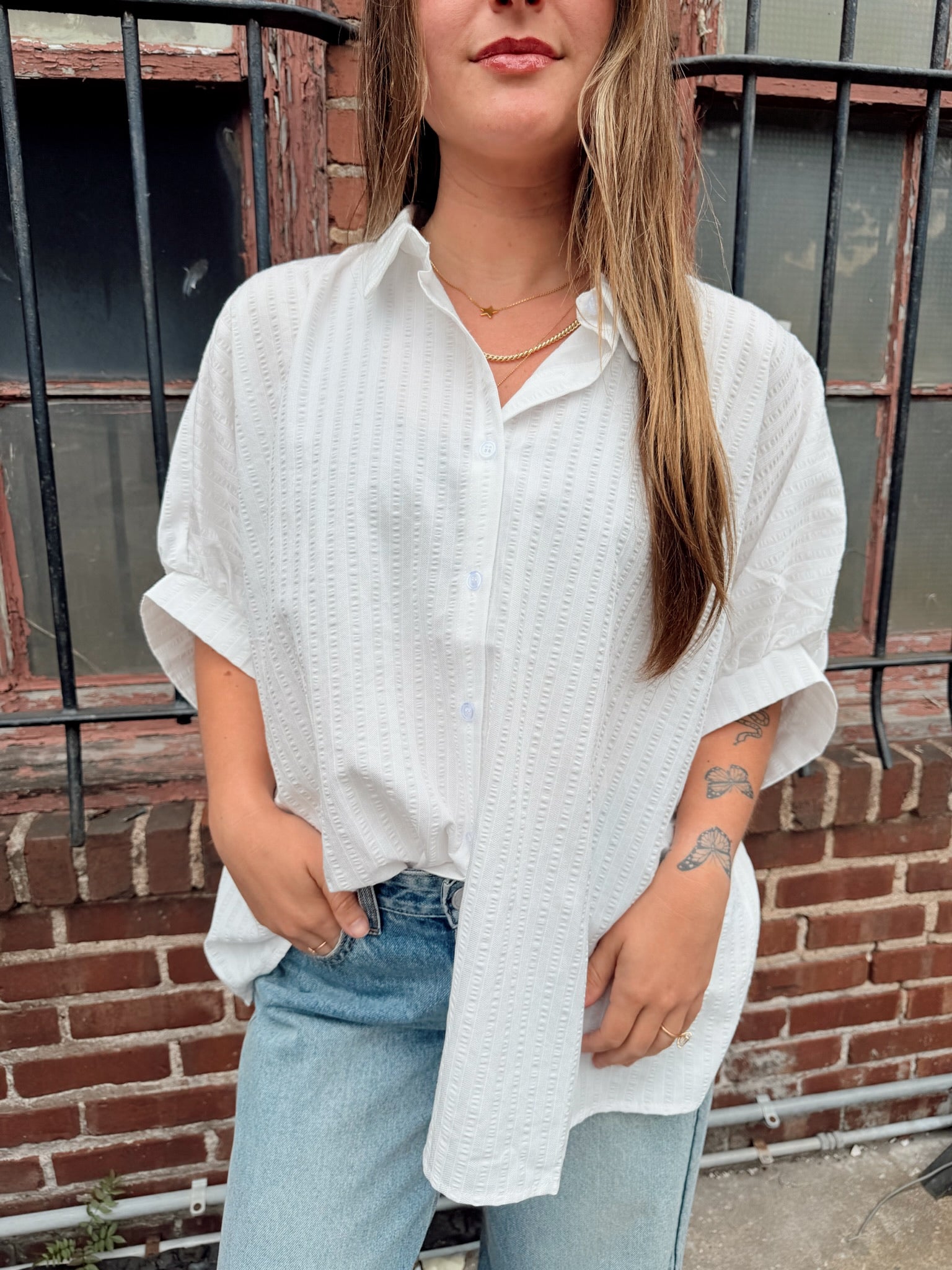 White Button Up