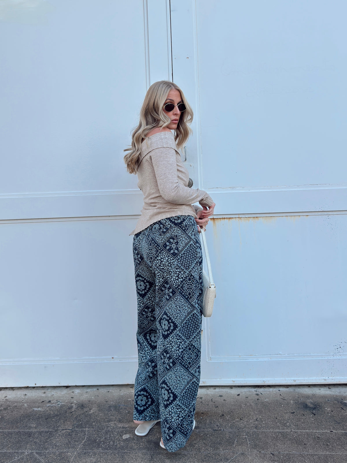 Ellie Bandana Barrel Jeans