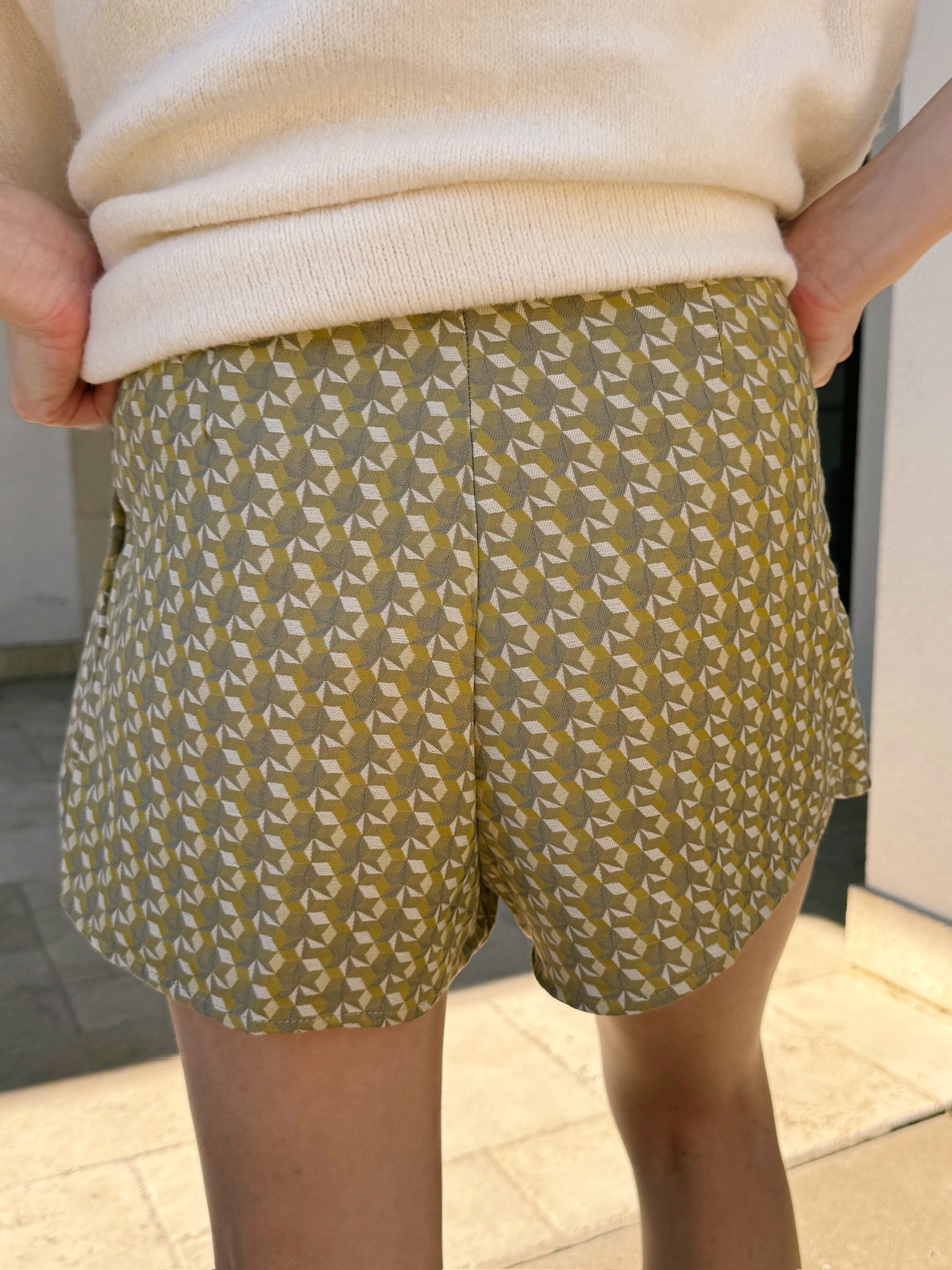 Sincerely Ours As Always Mini Skort - Jacquard