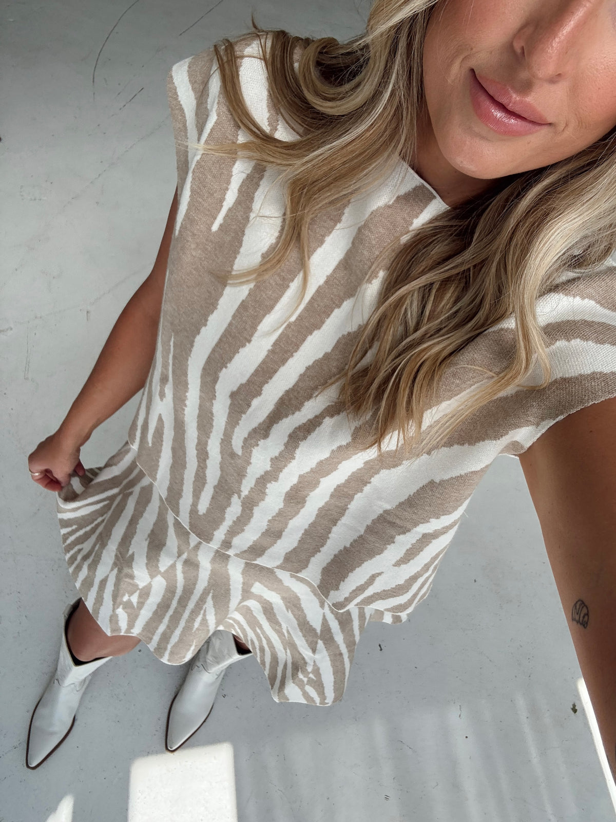 Grace Tiger Sweater Skirt