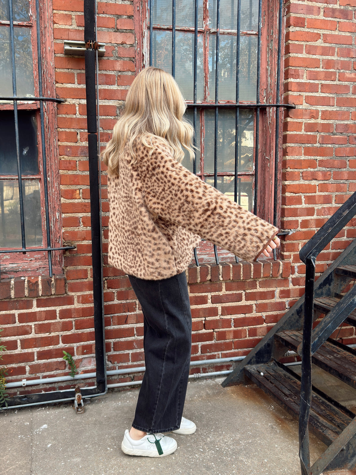 Kaia Leopard Fleece