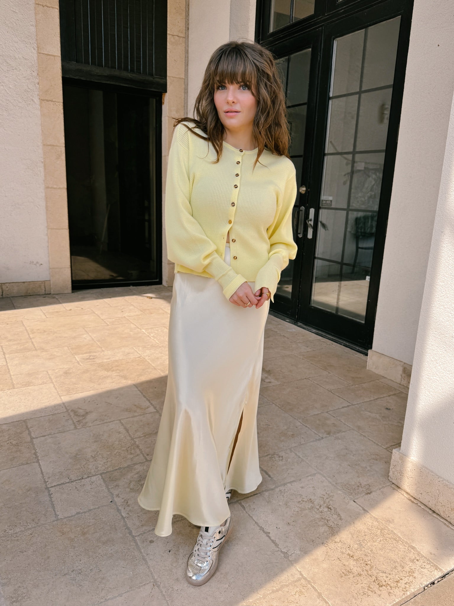 JiJi Chenoa Cardigan - Butter Yellow