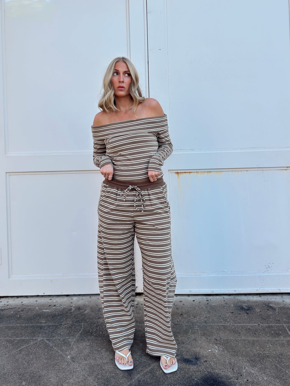 Tatum Low Rise Barrel Sweatpants