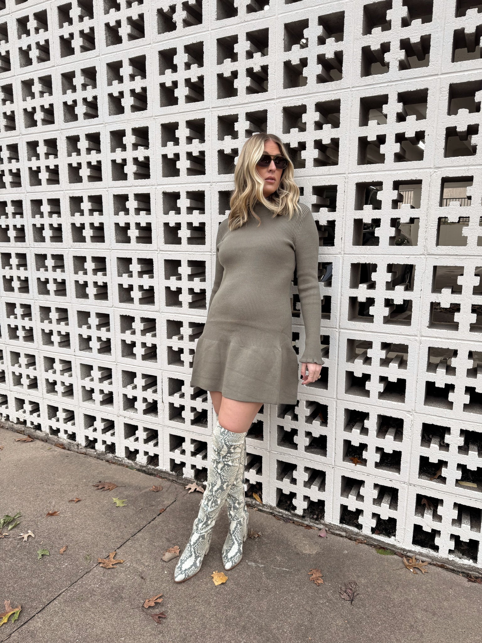 Sincerely Ours Nikita Dress - Olive