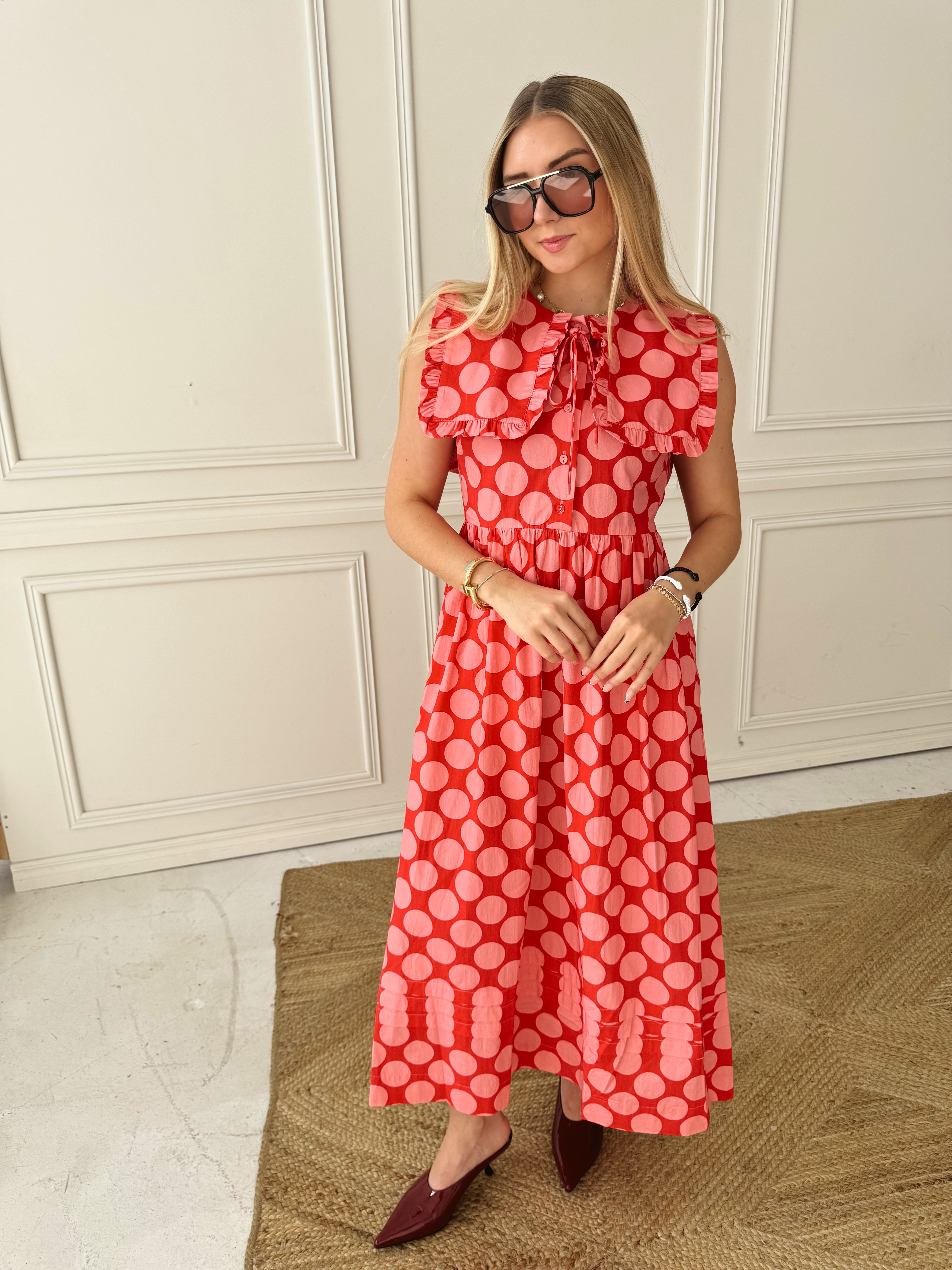 Mia Polka Dot Midi