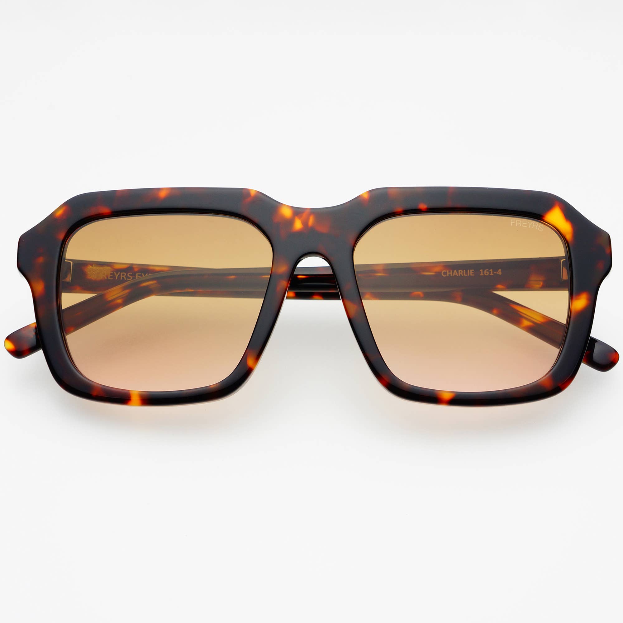 Freyrs Charlie Acetate Rectangular Sunglasses : Dark Tortoise