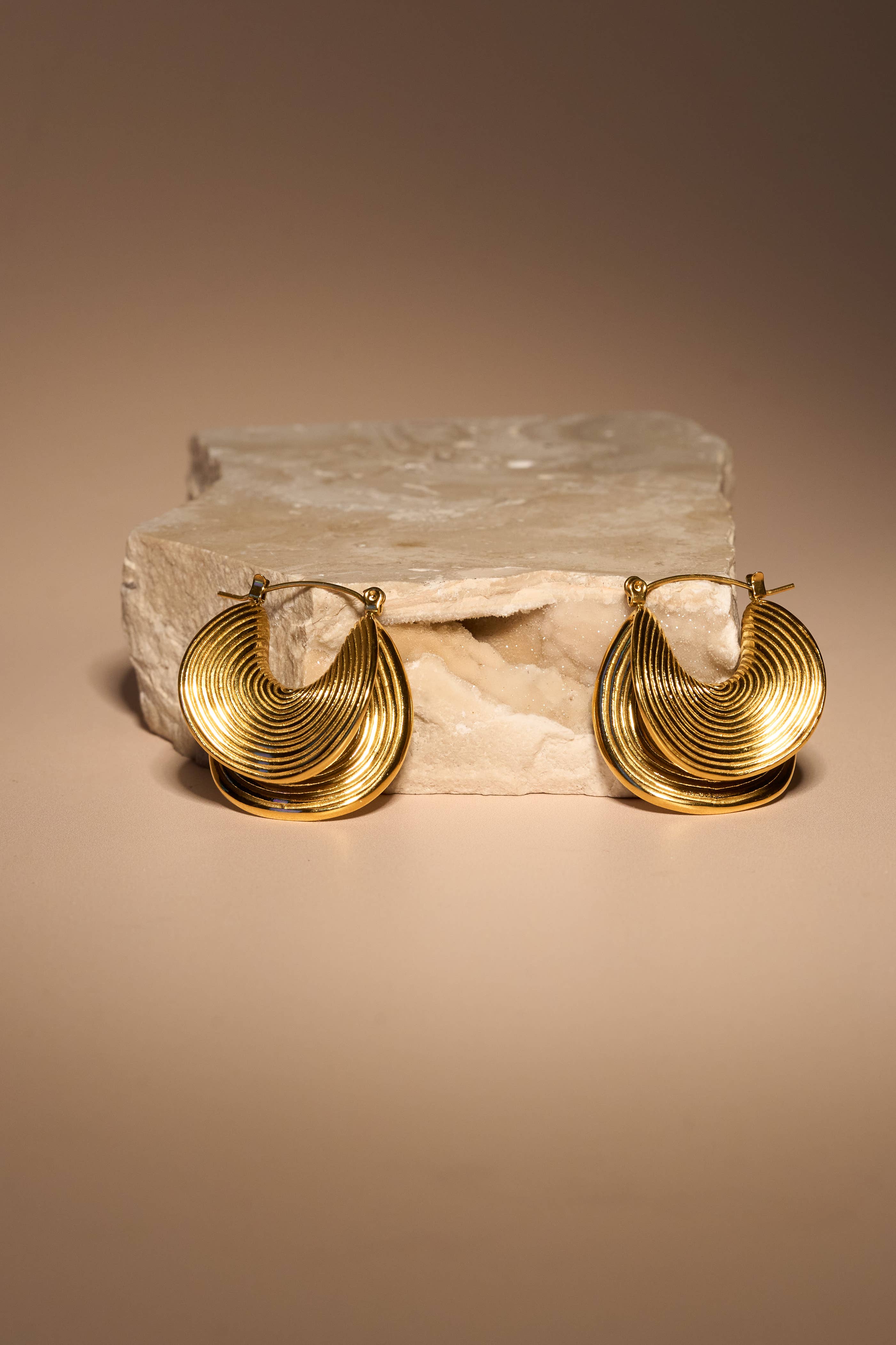 Calypso Hoops - 18K Gold Plated