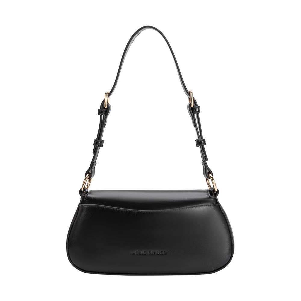 Amari Black Recycled Vegan Shoulder Bag