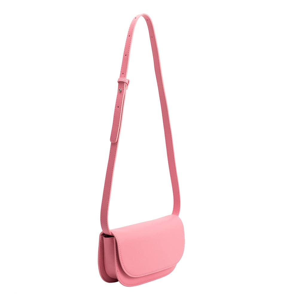 Inez Pink Recycled Vegan Shoulder Bag