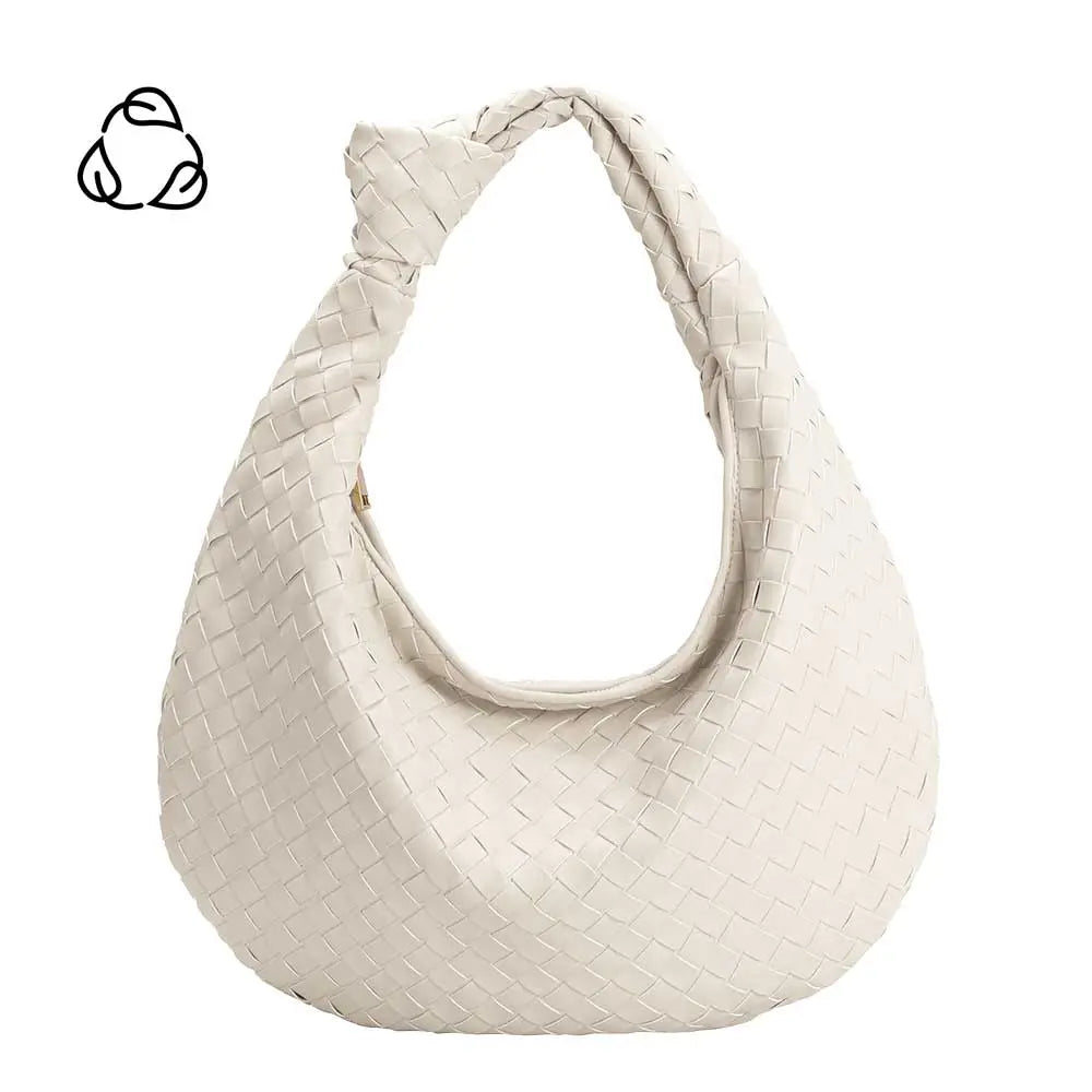 Melie Bianco Katherine Extra Large Shoulder Bag White