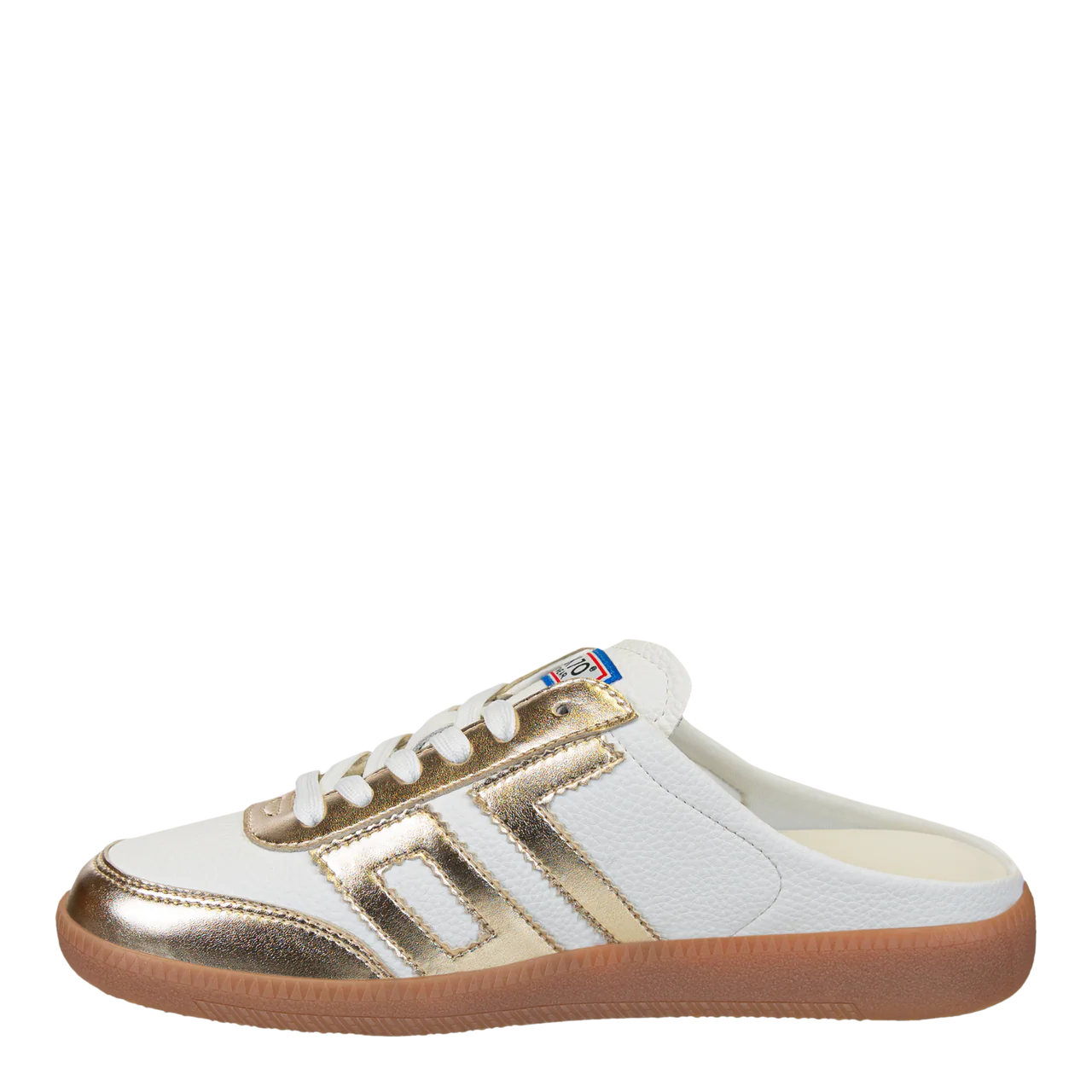 Back 70 Easter Backless Sneakers in Gold
