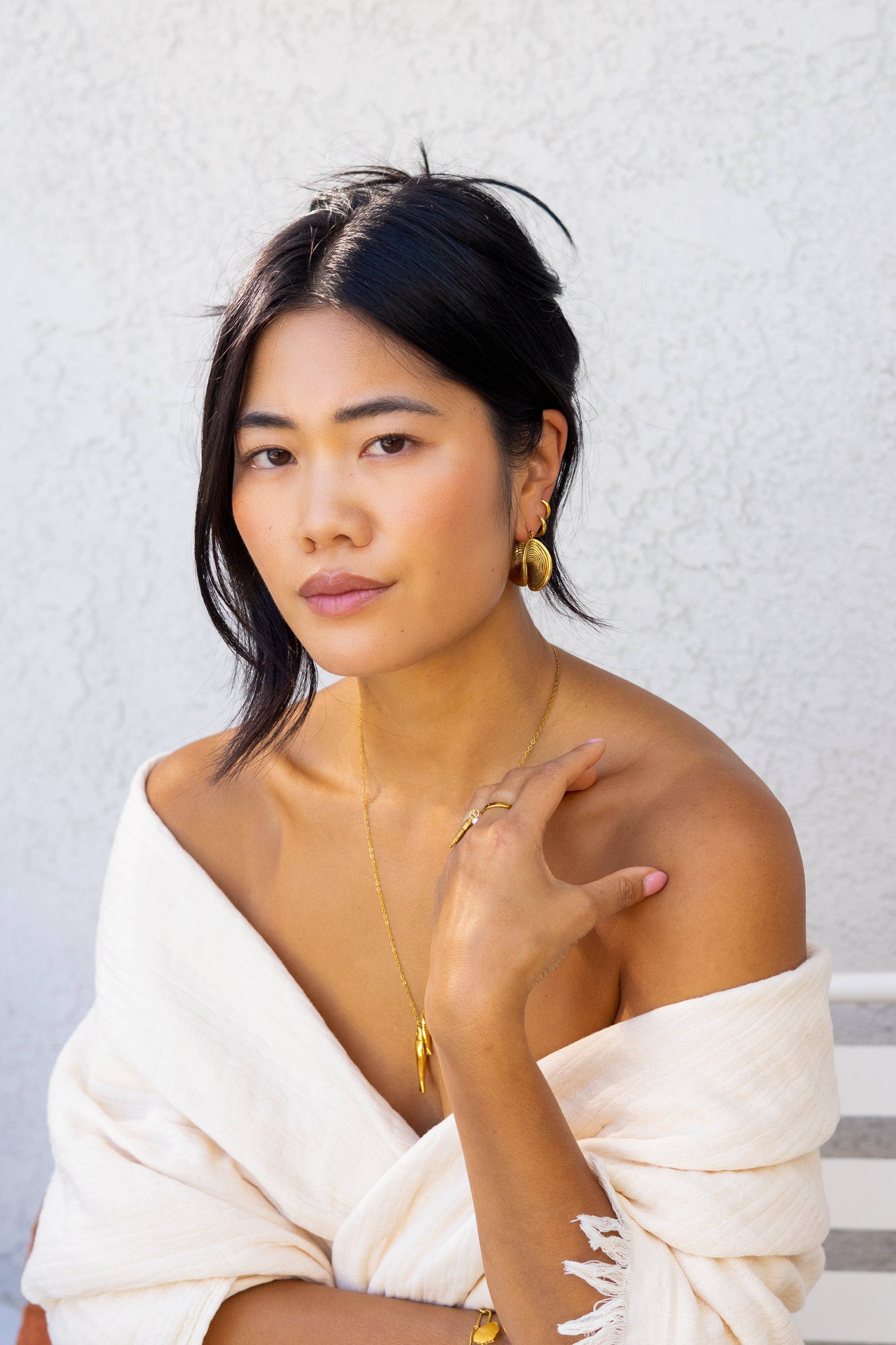 Calypso Hoops - 18K Gold Plated