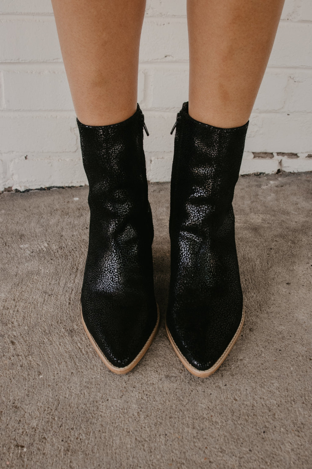 matisse tinsel bootie leopard