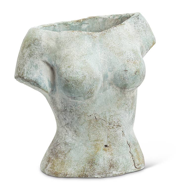 Female Torso Planter - 9"H