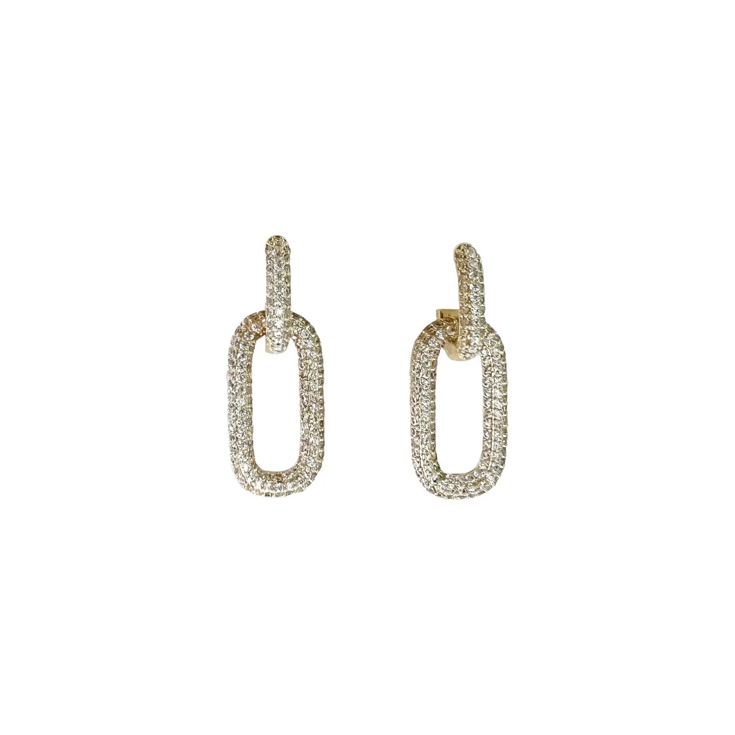 Gemelli Gold Pip Earring