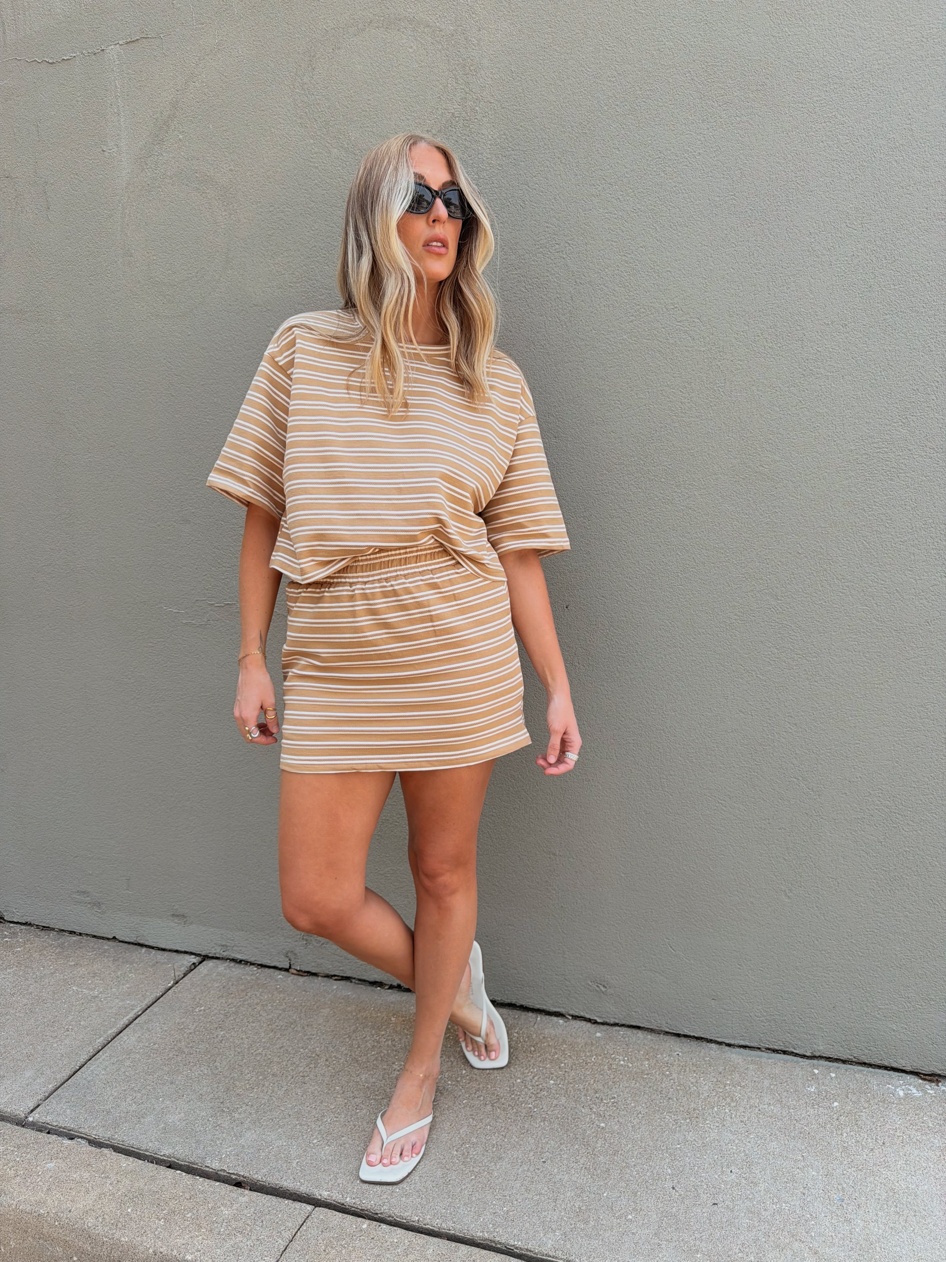 Macy Stripe Skort