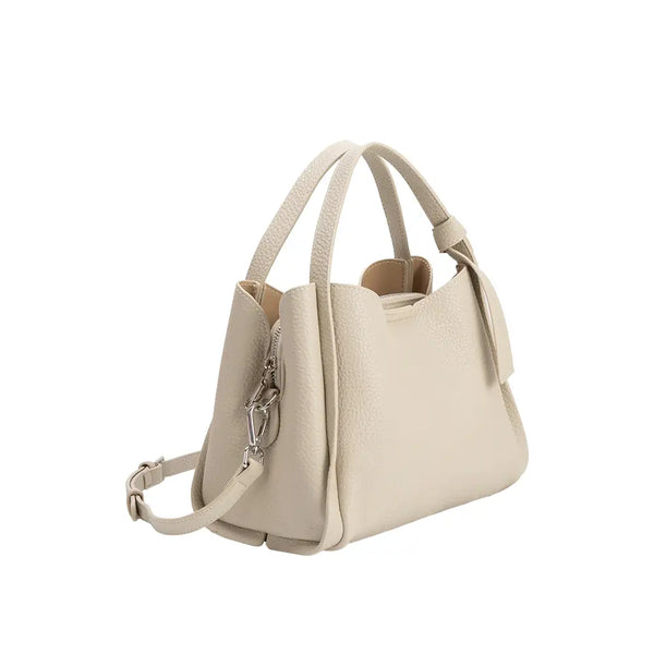 Melie Bianco Felicity Bone Recycled Vegan Top Handle Bag