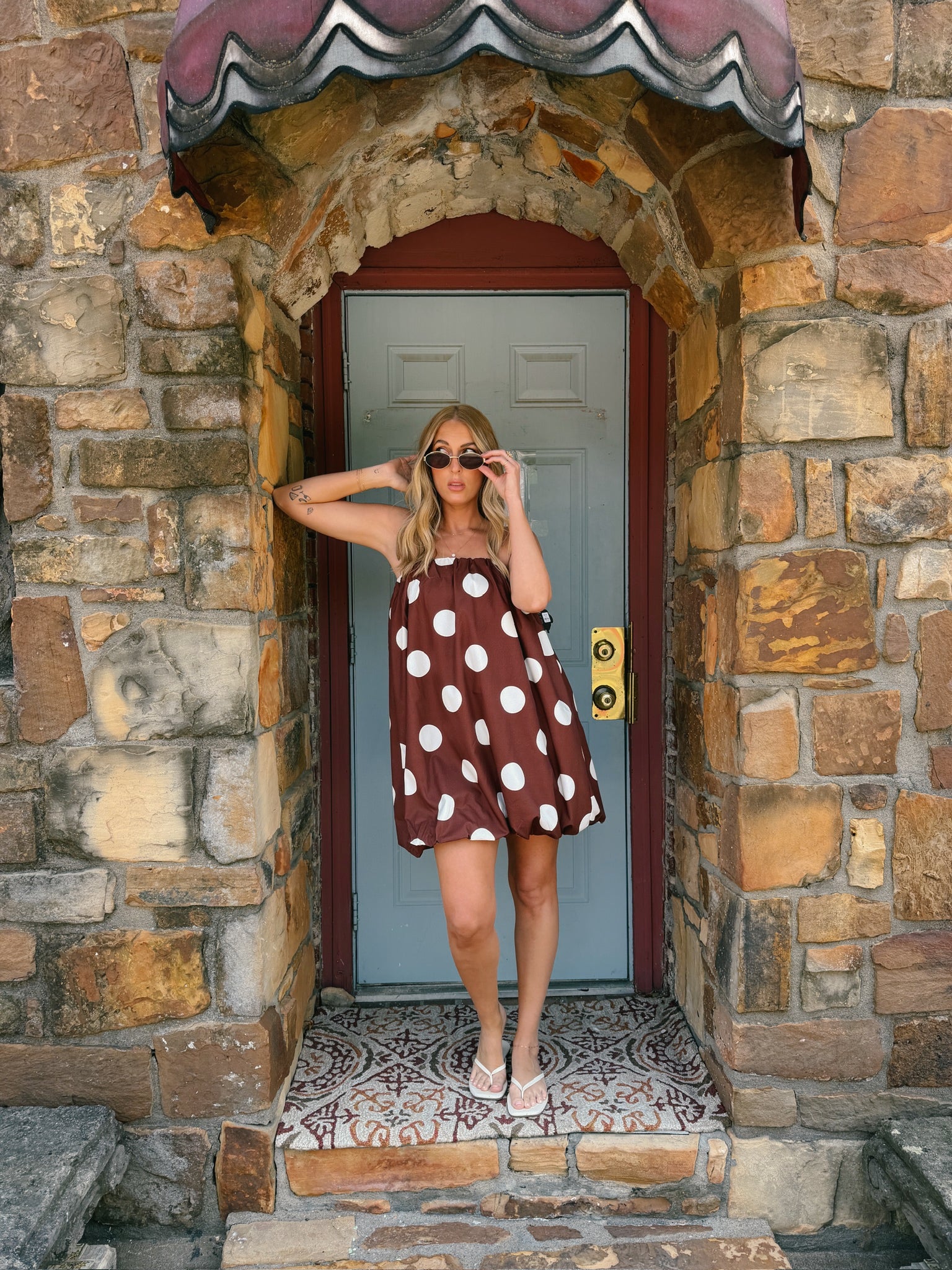Polka Dot Bubble Dress