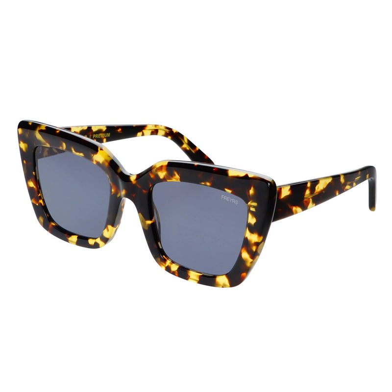 Portofino Acetate Oversized Cat Eye Sunglasses: Tortoise