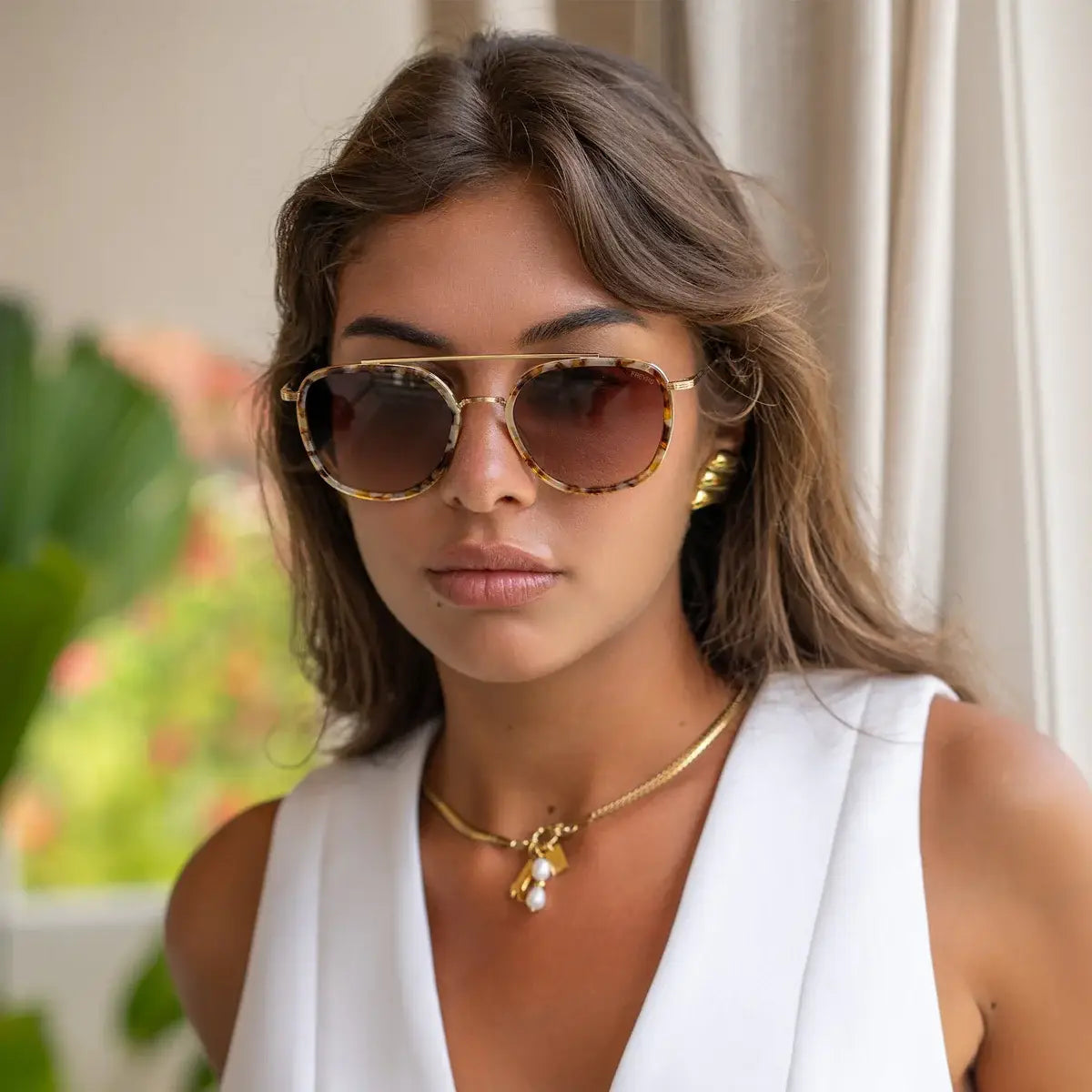 Freyrs Eyewear Weston - Brown Pearl