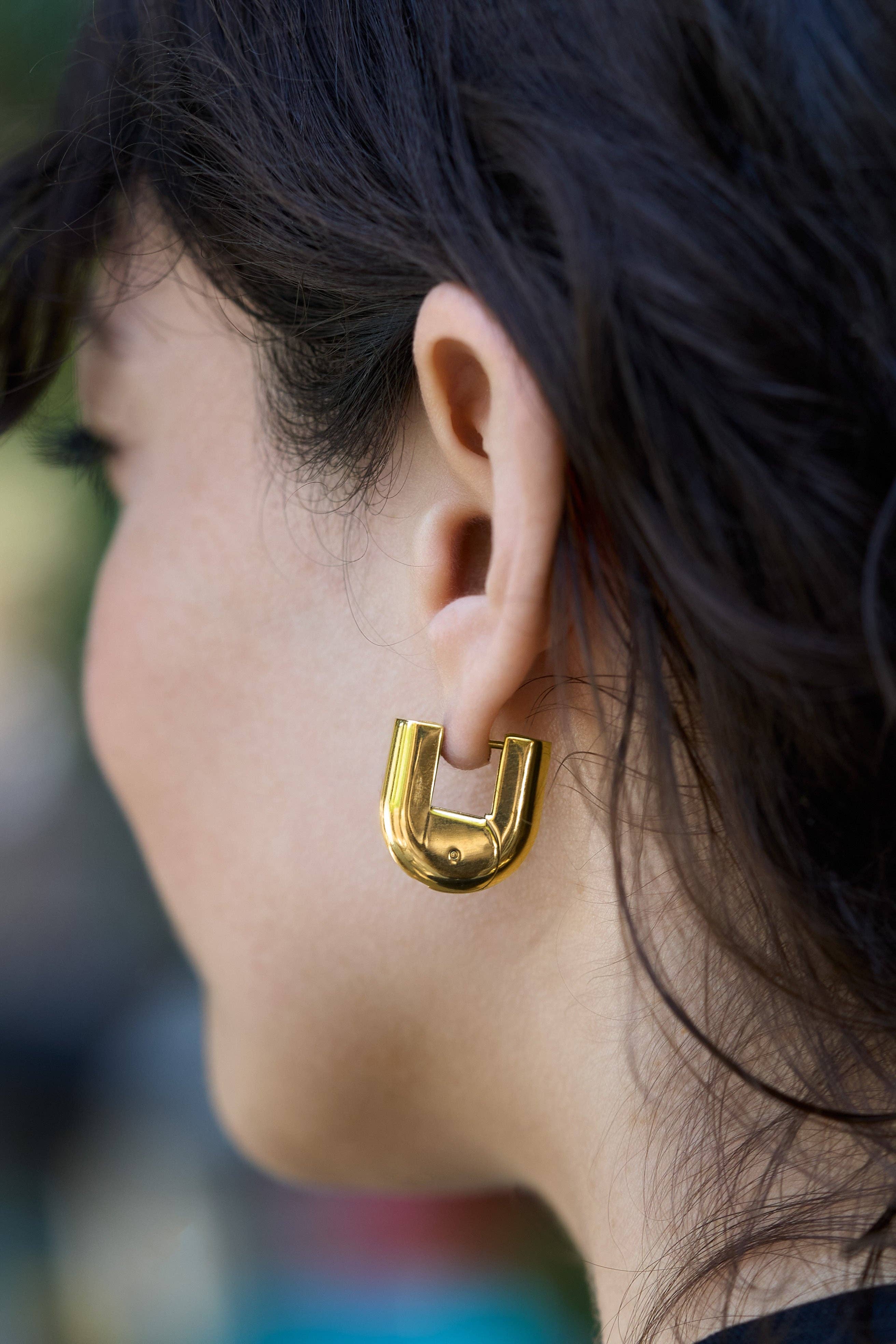 Peter + June Utopia Hoops - 18K Gold Plated