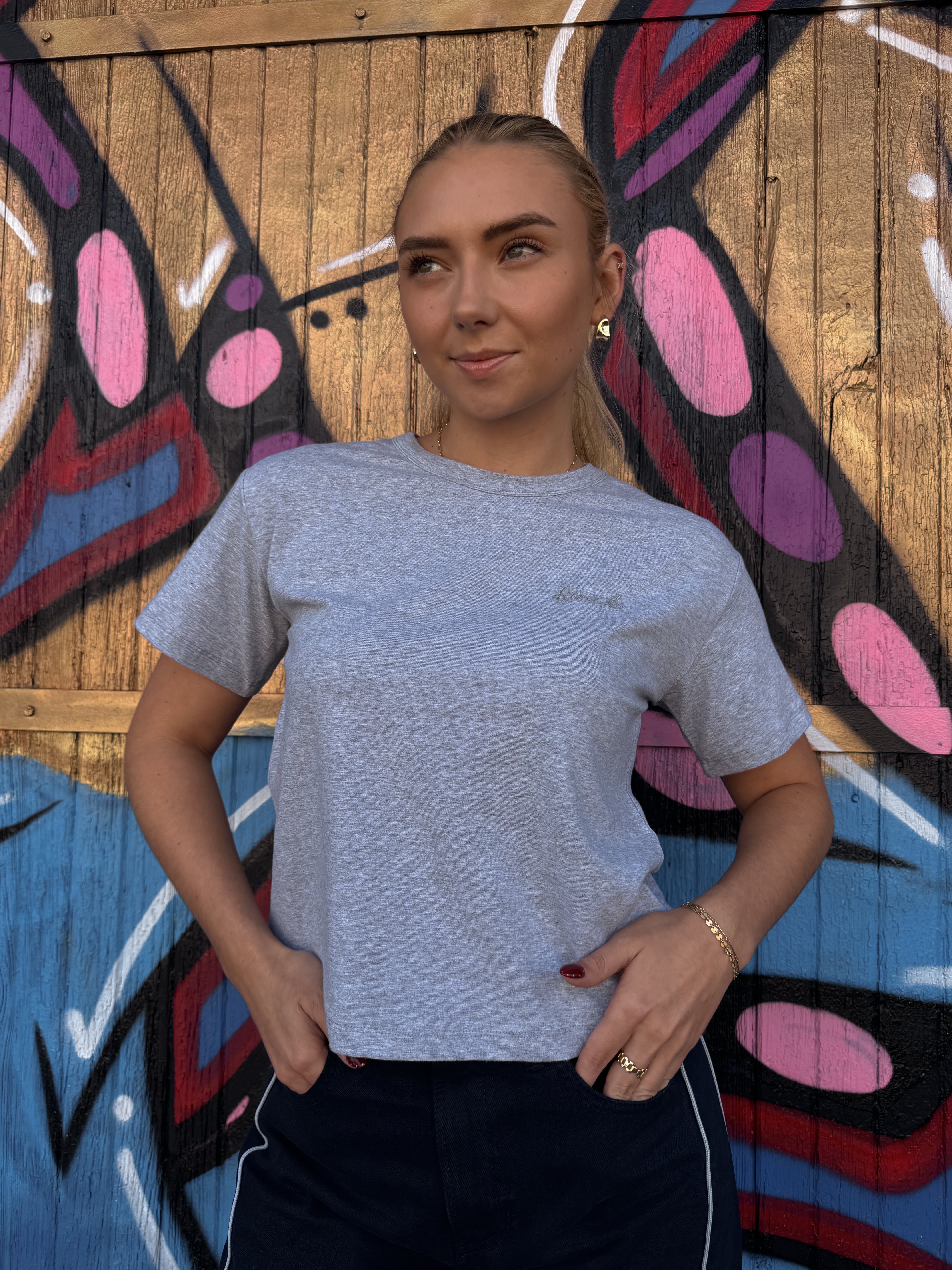 Frnch Nebelung T-Shirt in Gris