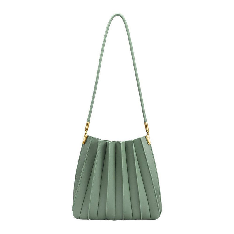 Melie Bianco Carrie Sage Pleated Bag