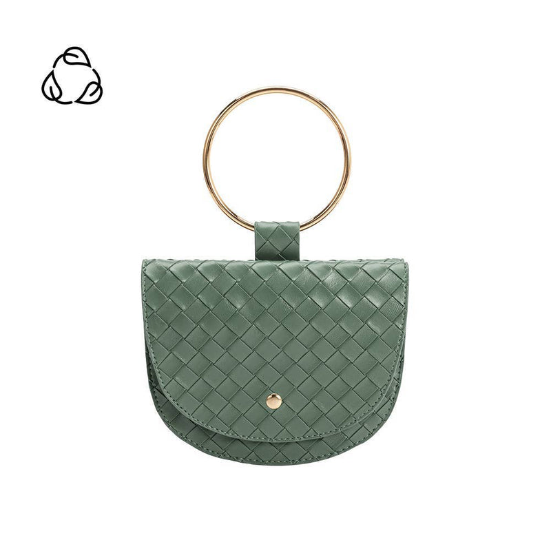 Melie Bianco Felix Teal Top Handle Bag