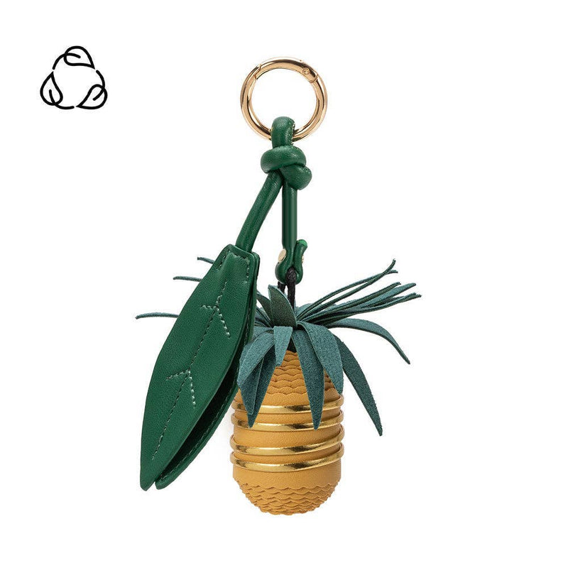 Melie Bianco Pineapple Yellow Bag Charm