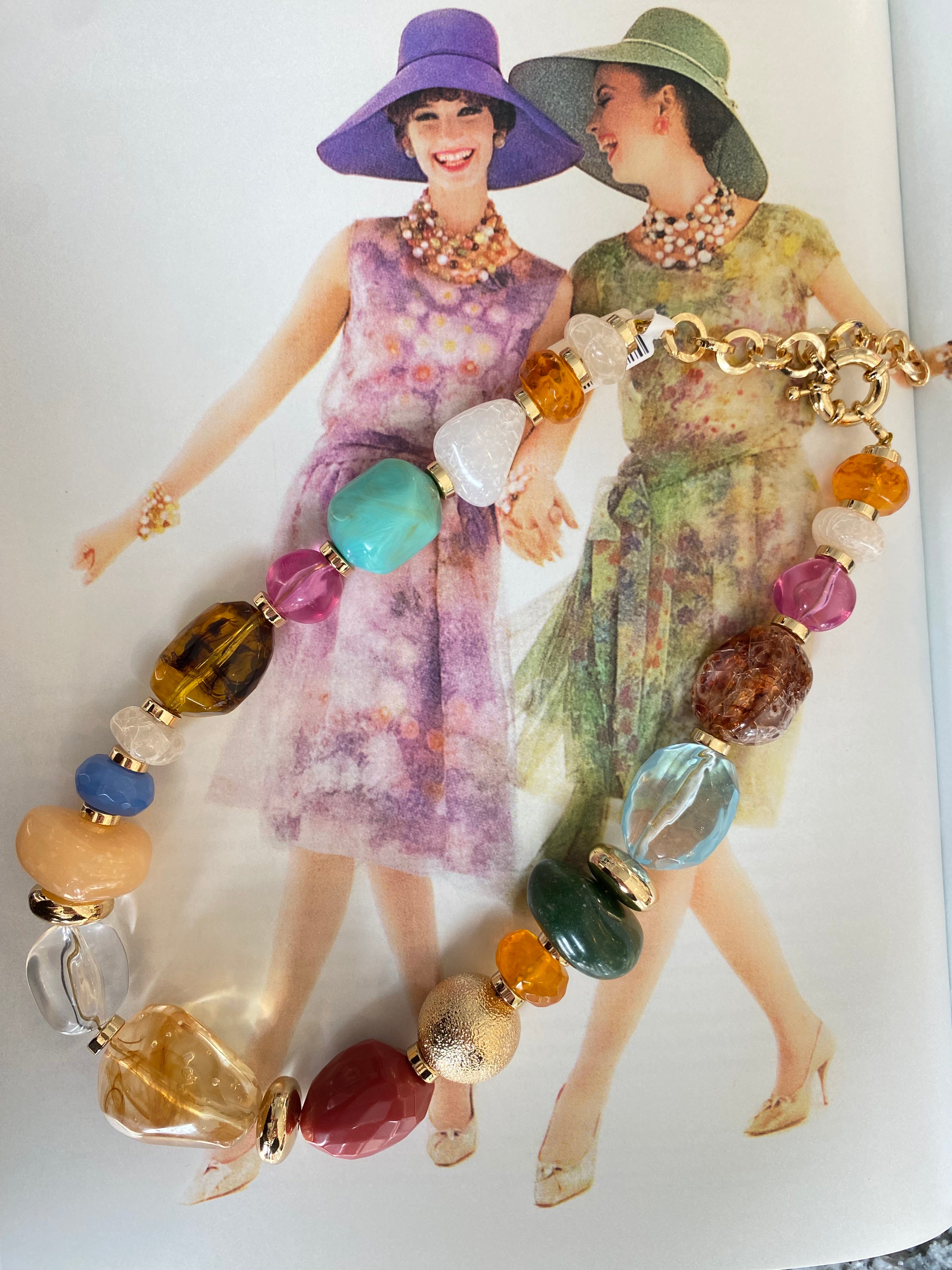 Mixed Beaded Necklace