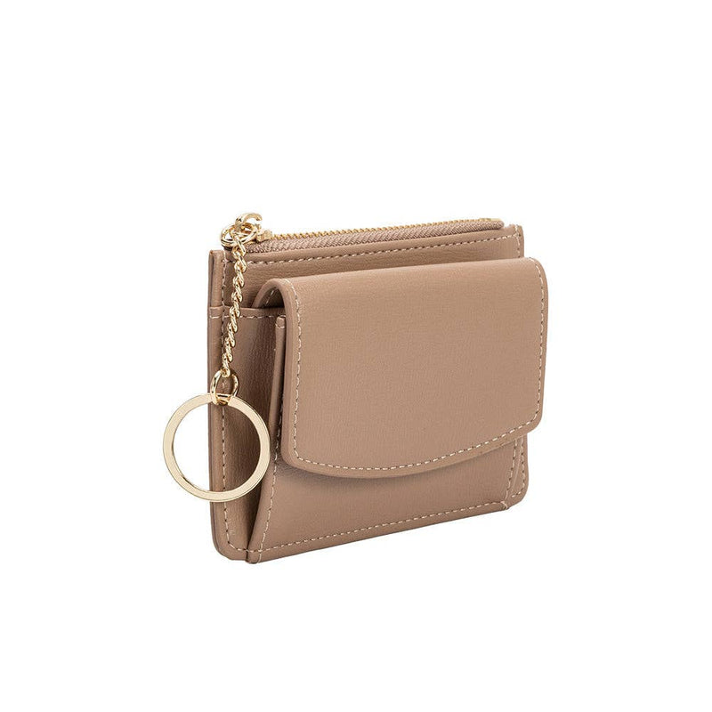 Kara Nude Vegan Card Case Wallet