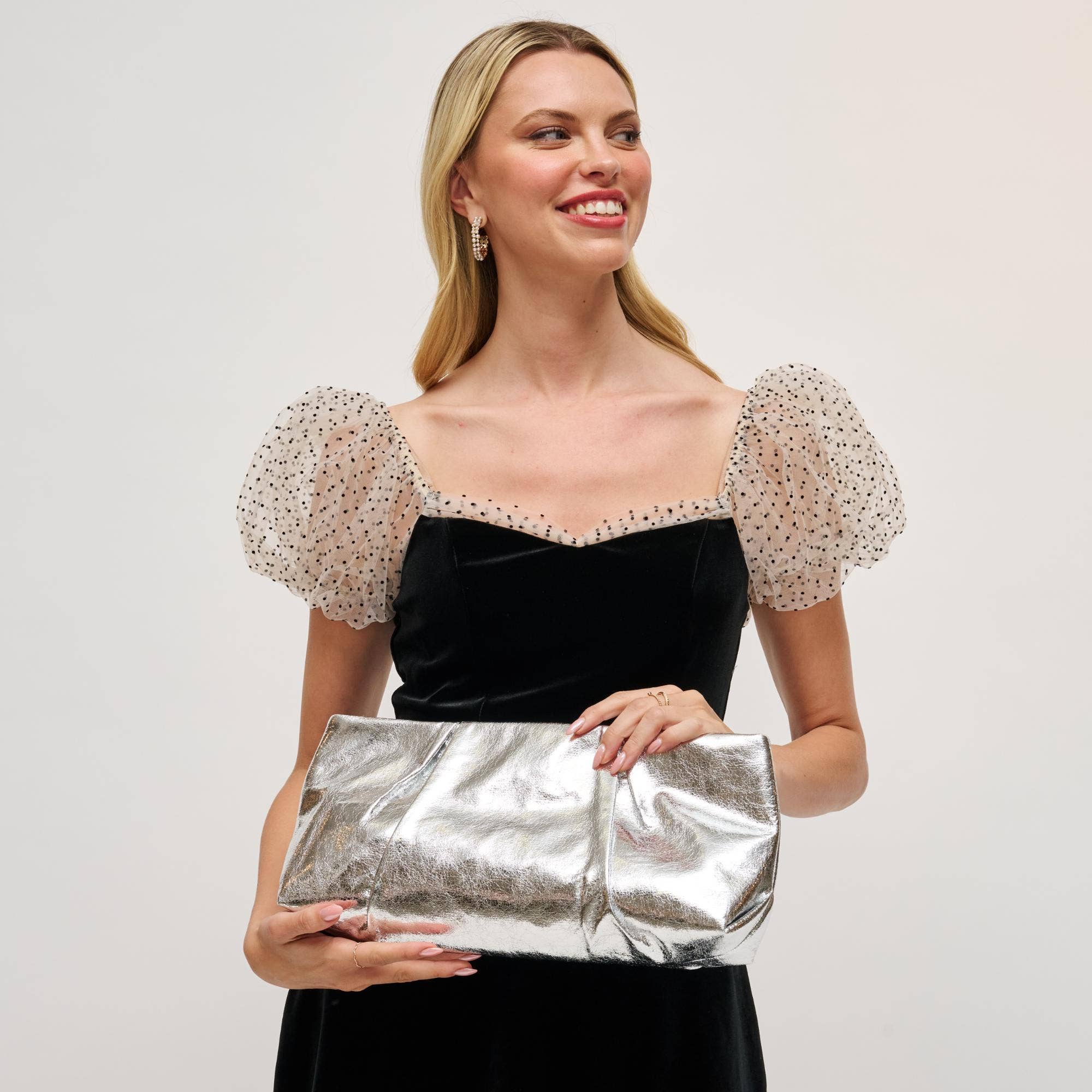 Franny Clutch: Silver
