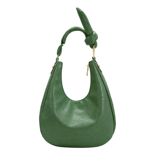 Lilie Green Recycled Vegan Shoulder Bag